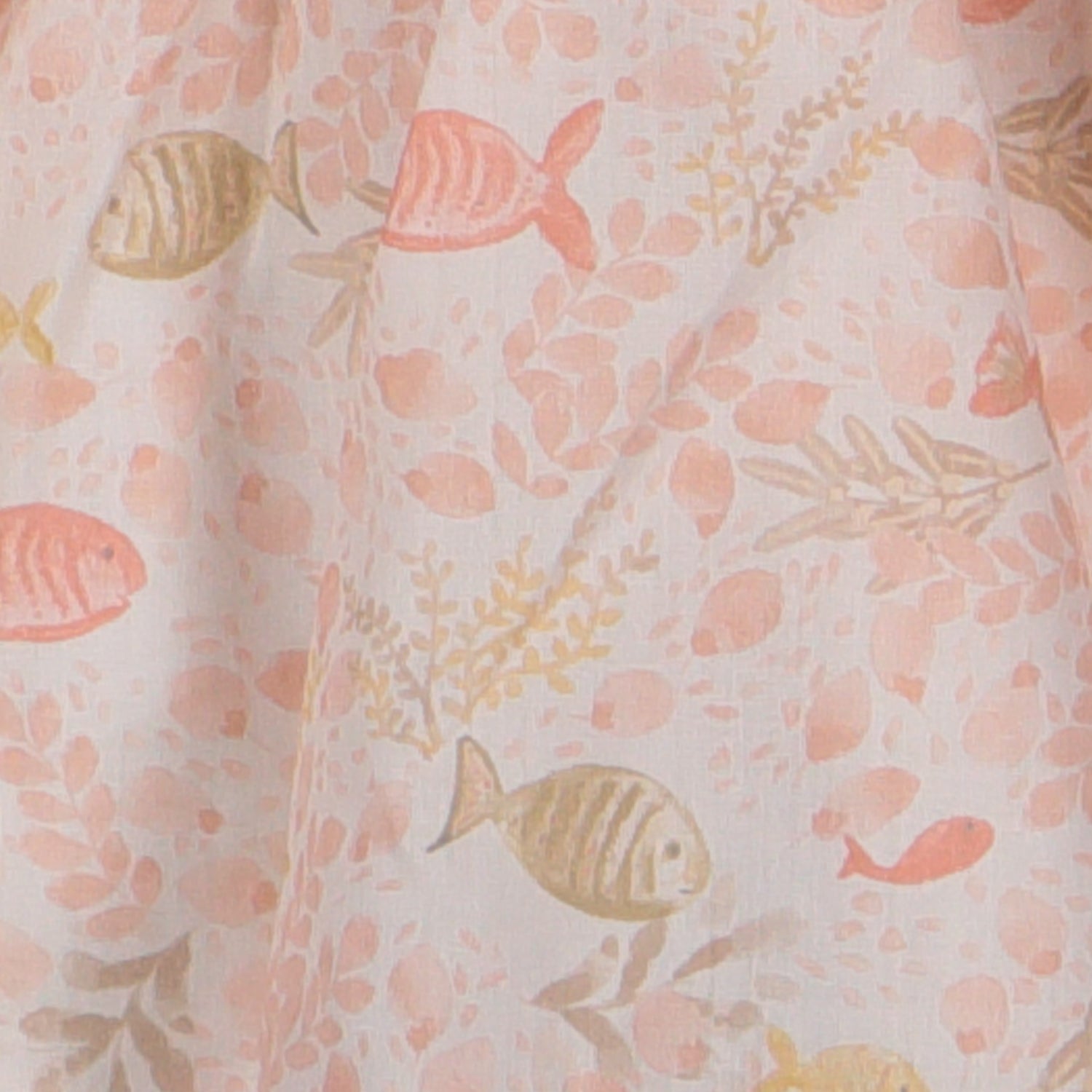Pink Ocean Print Romper