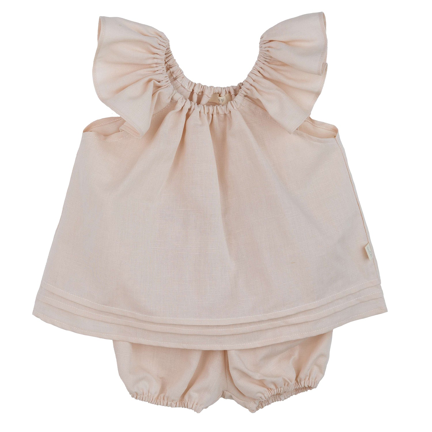 Sand Linen Short Set