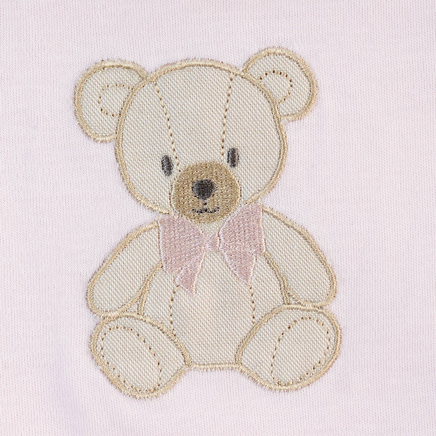 Pink Teddy Burp Blanket