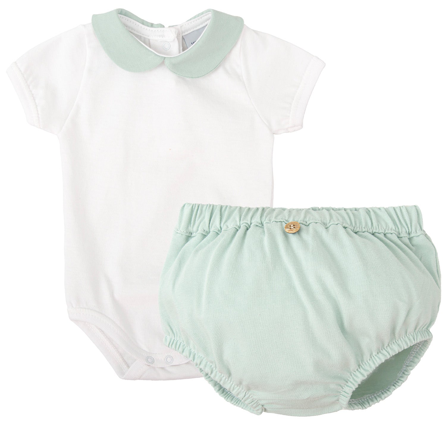 Green Trim Jam Pant Set