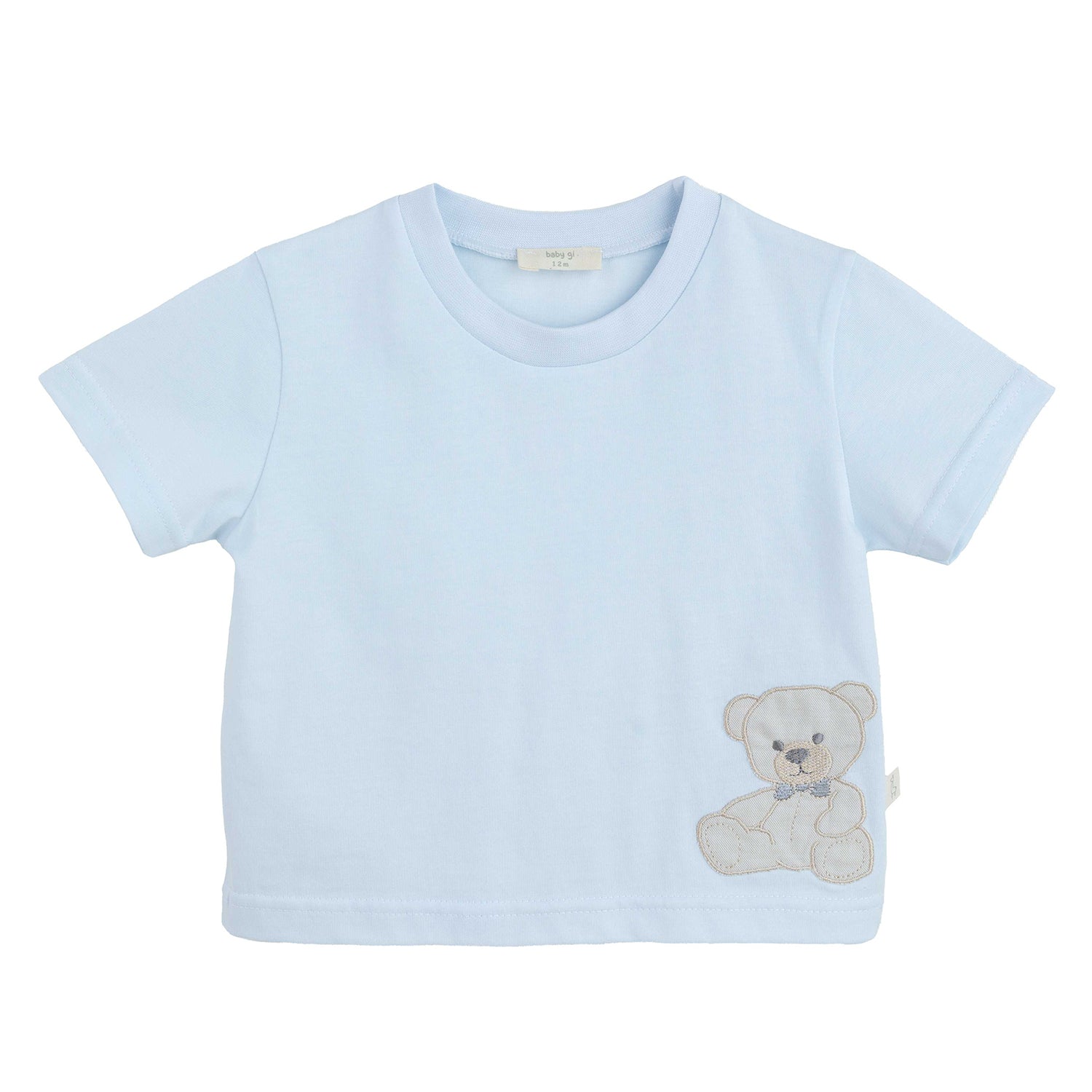 Blue Teddy Short Set