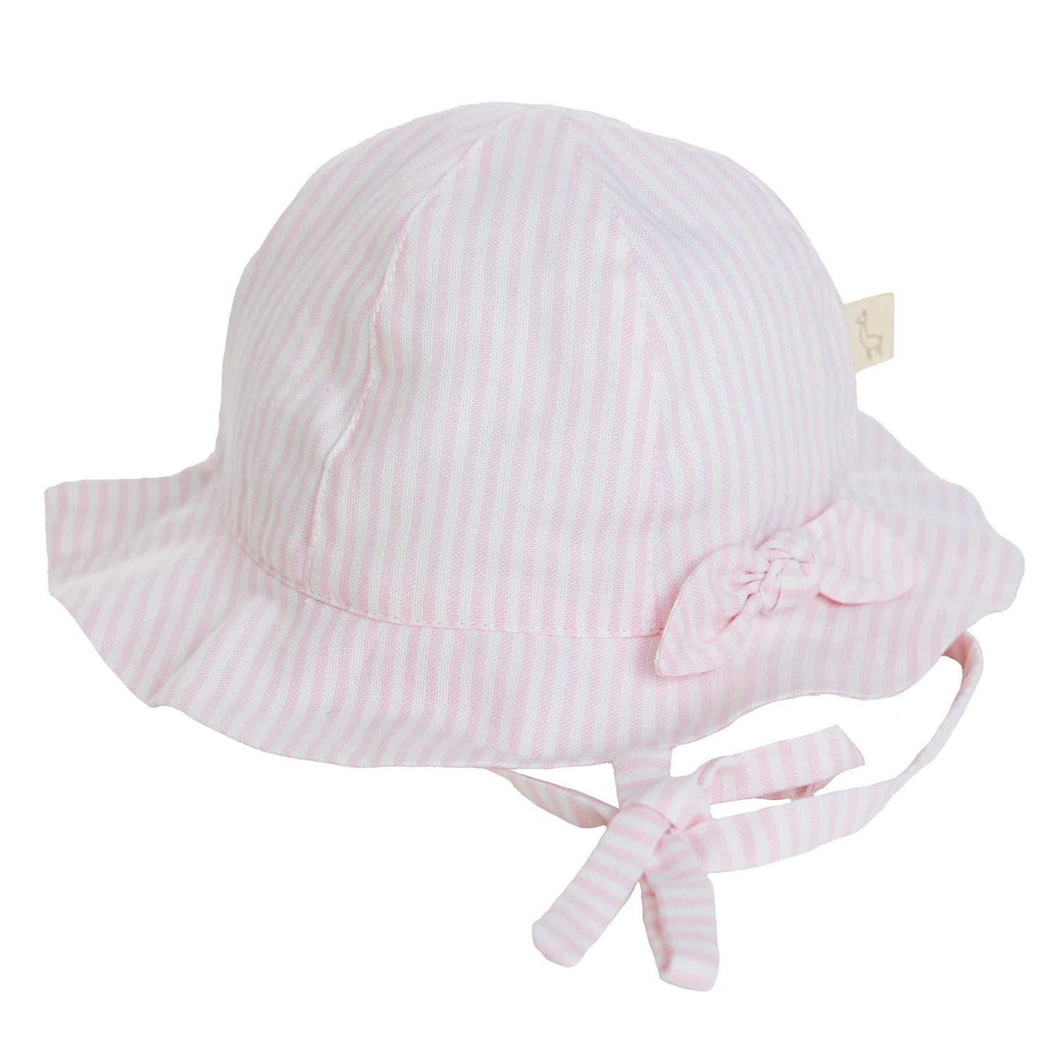 Pink Stripe Floppy Hat