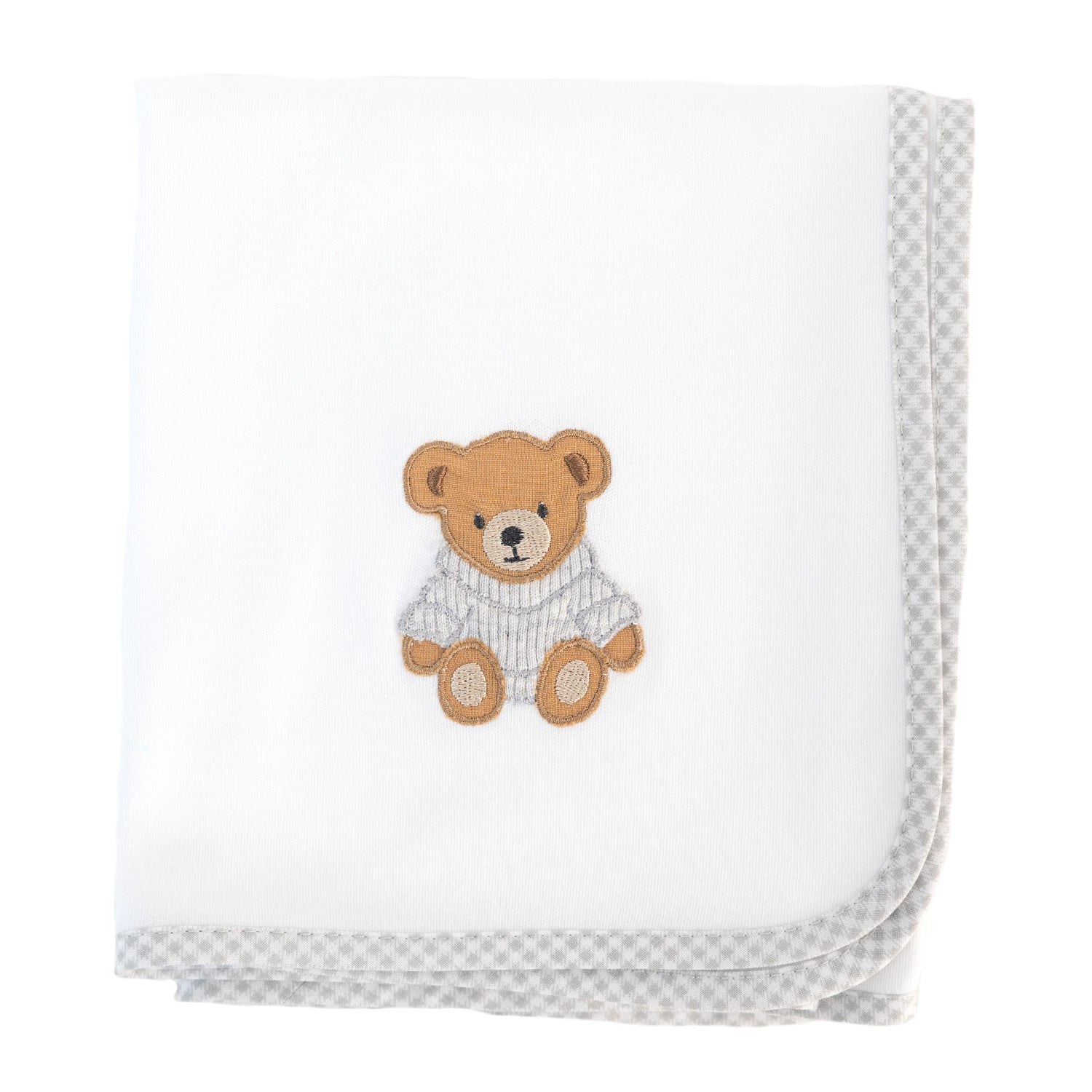 White Thomas Burp Blanket