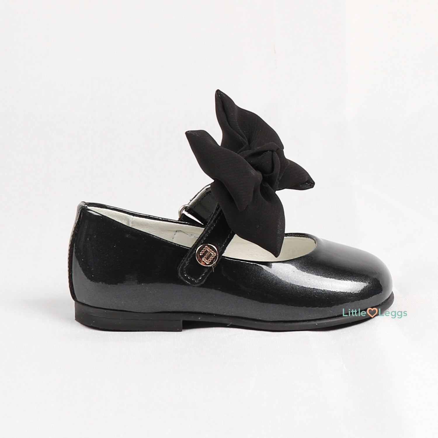 Black Bow Patent Mary Jane Shoe
