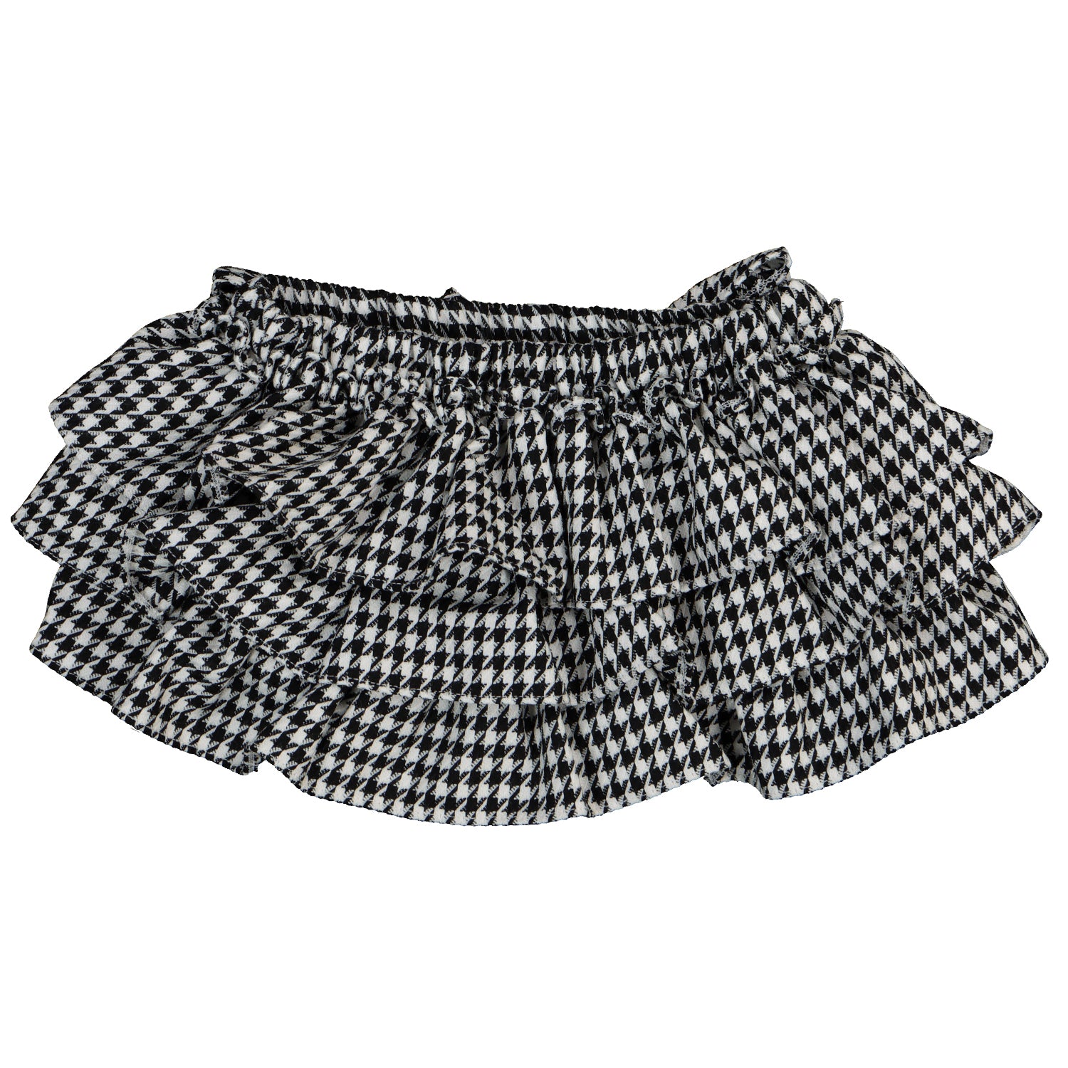 Black Dogtooth Blouse & Bloomers