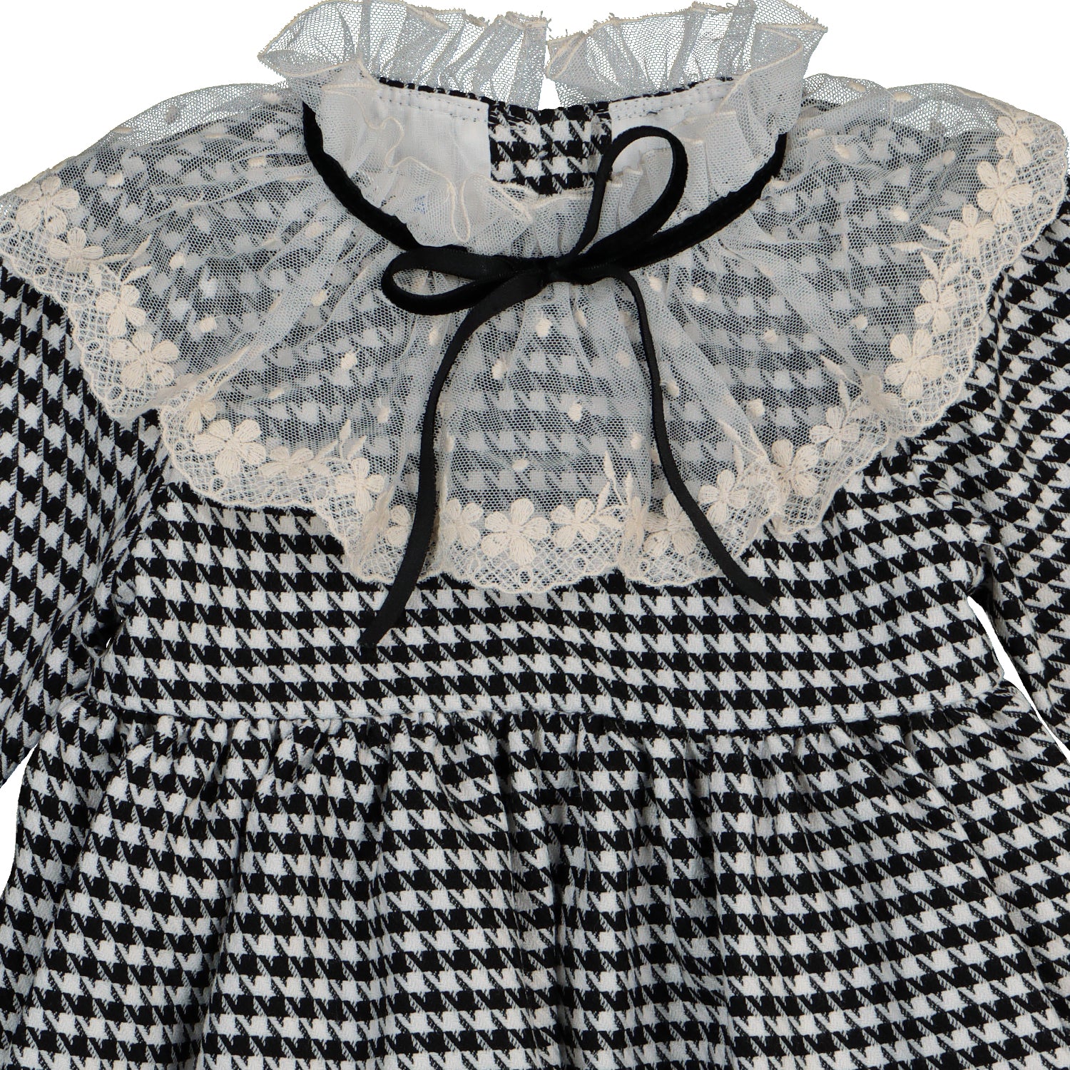 Black Dogtooth Dress