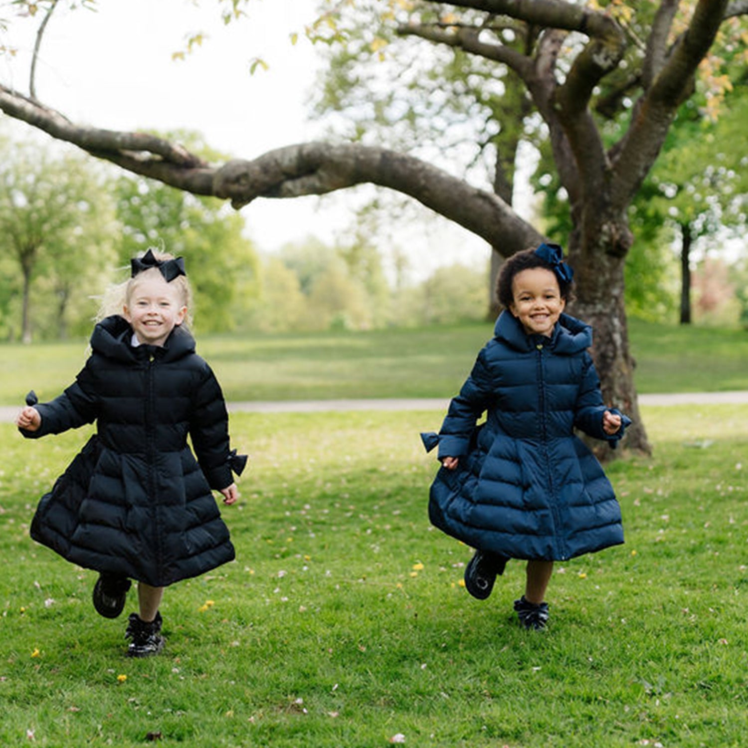 Navy Padded School Coat
