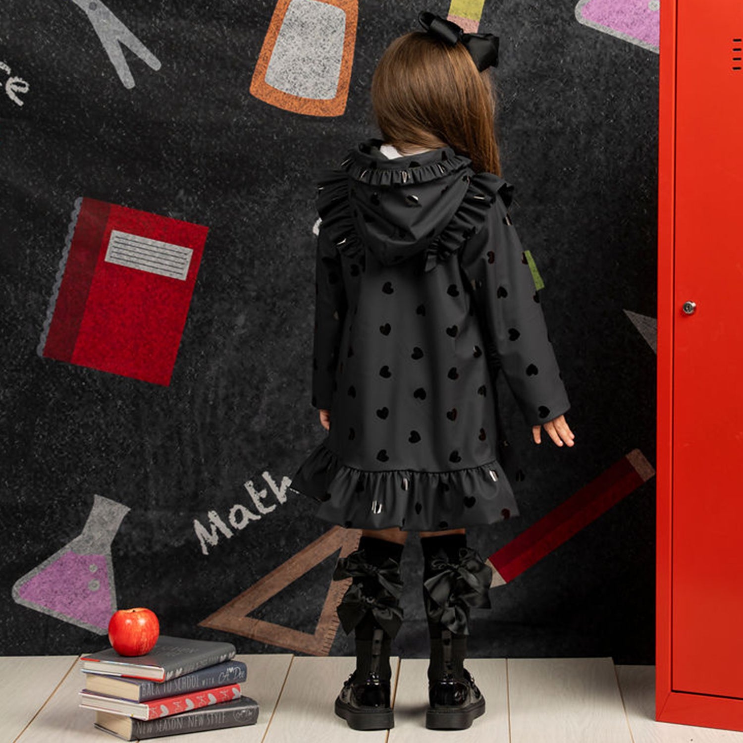 Black School Raincoat