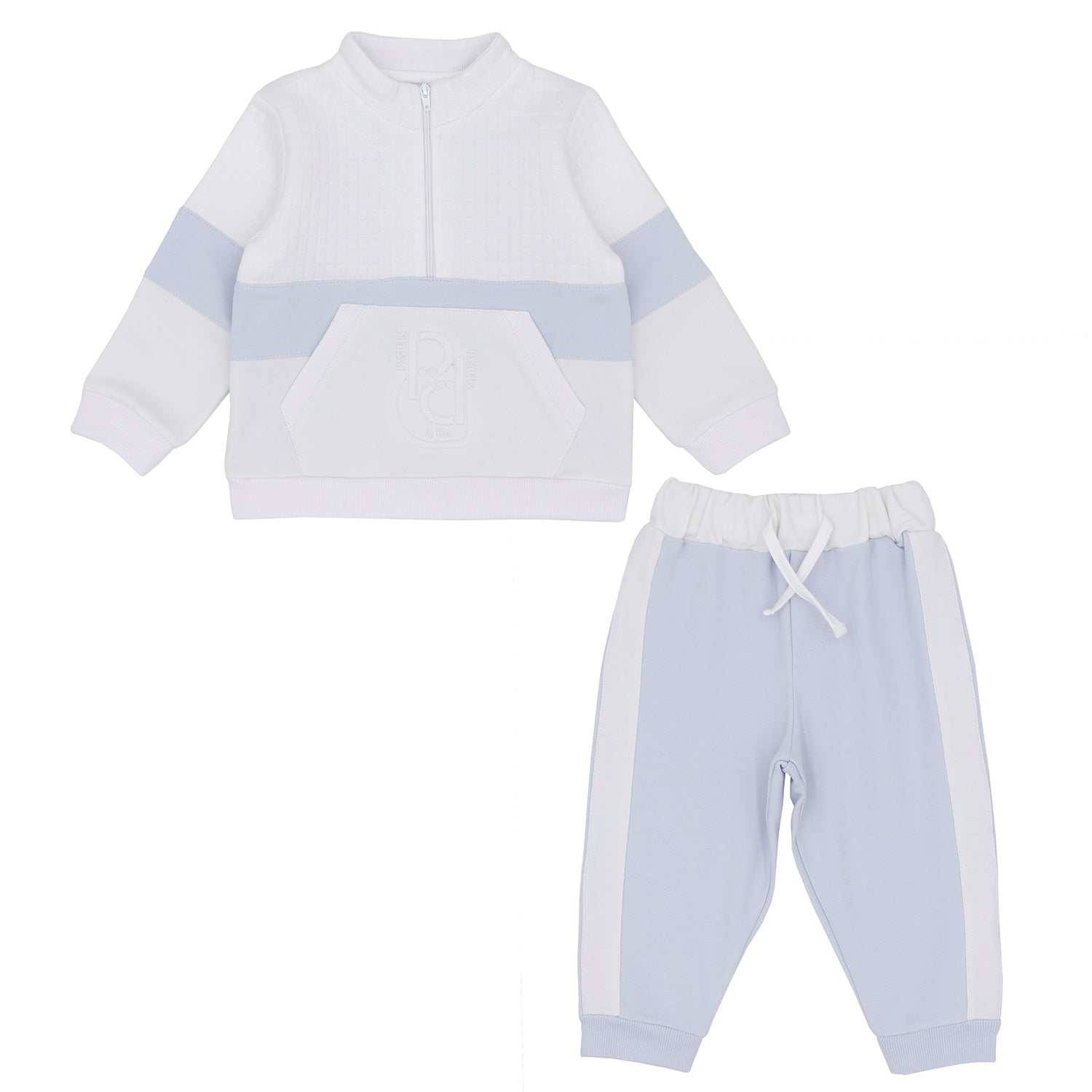 White and Blue Tracksuit