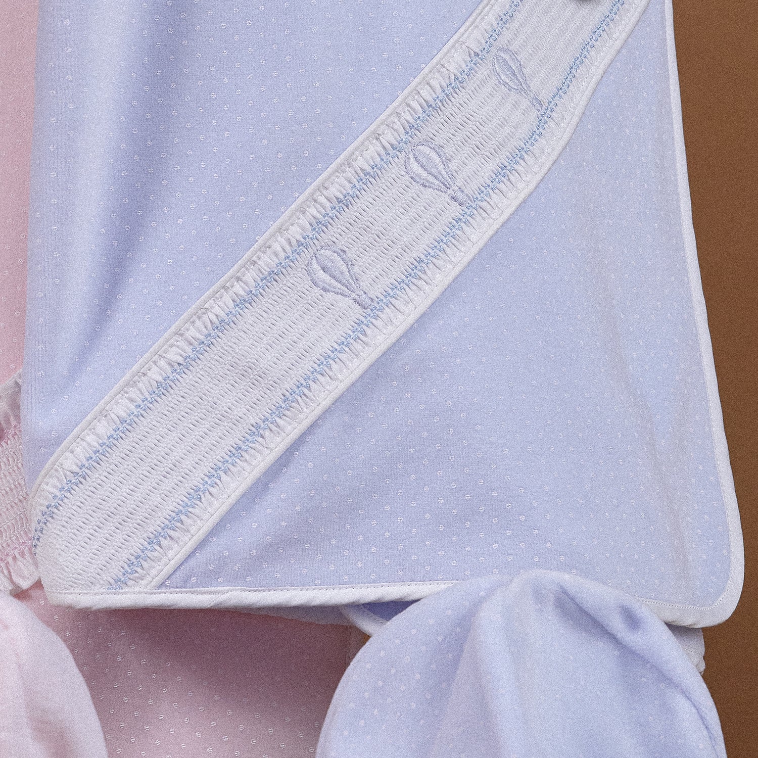Blue Spot Velour Blanket
