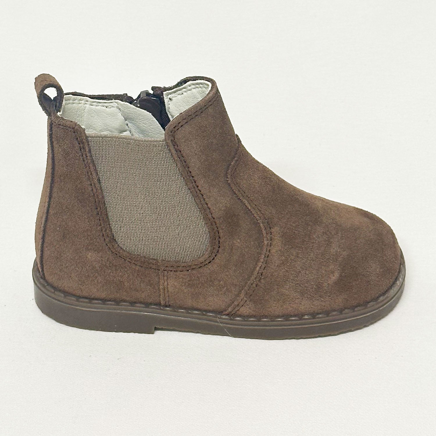 Brown Suede Chelsea Boots