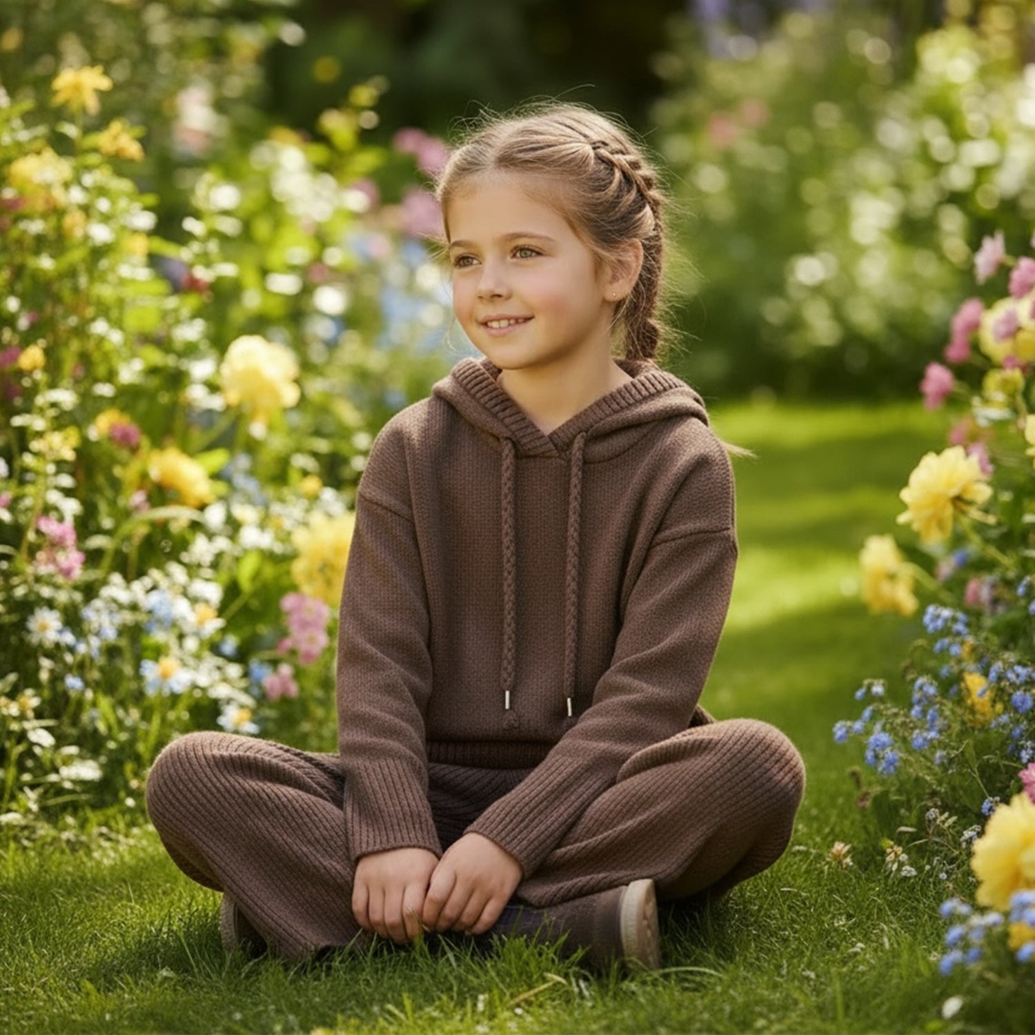 Chesnut Knit Trouser Set