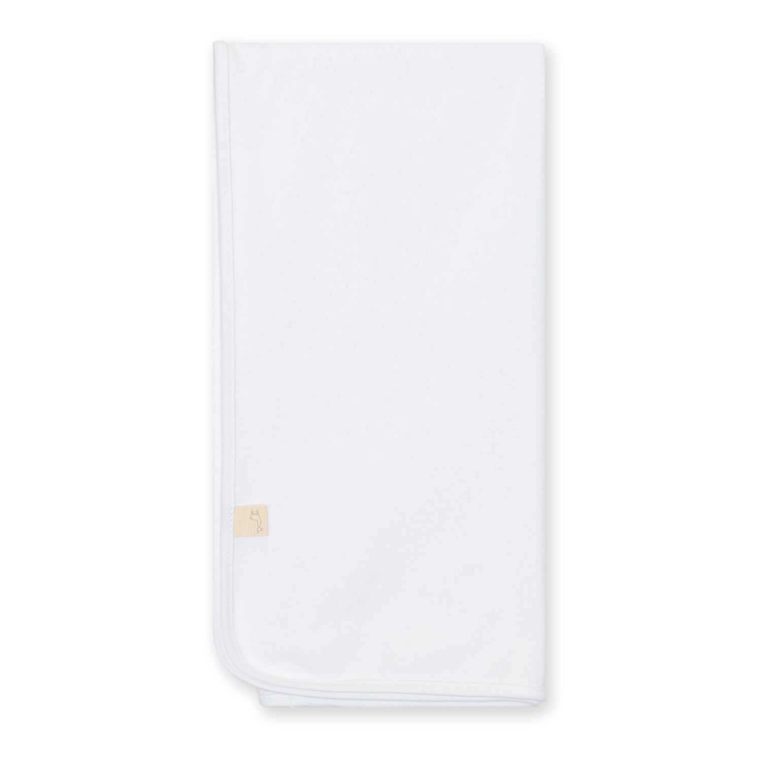 White Butterfly Wings Burp Blanket