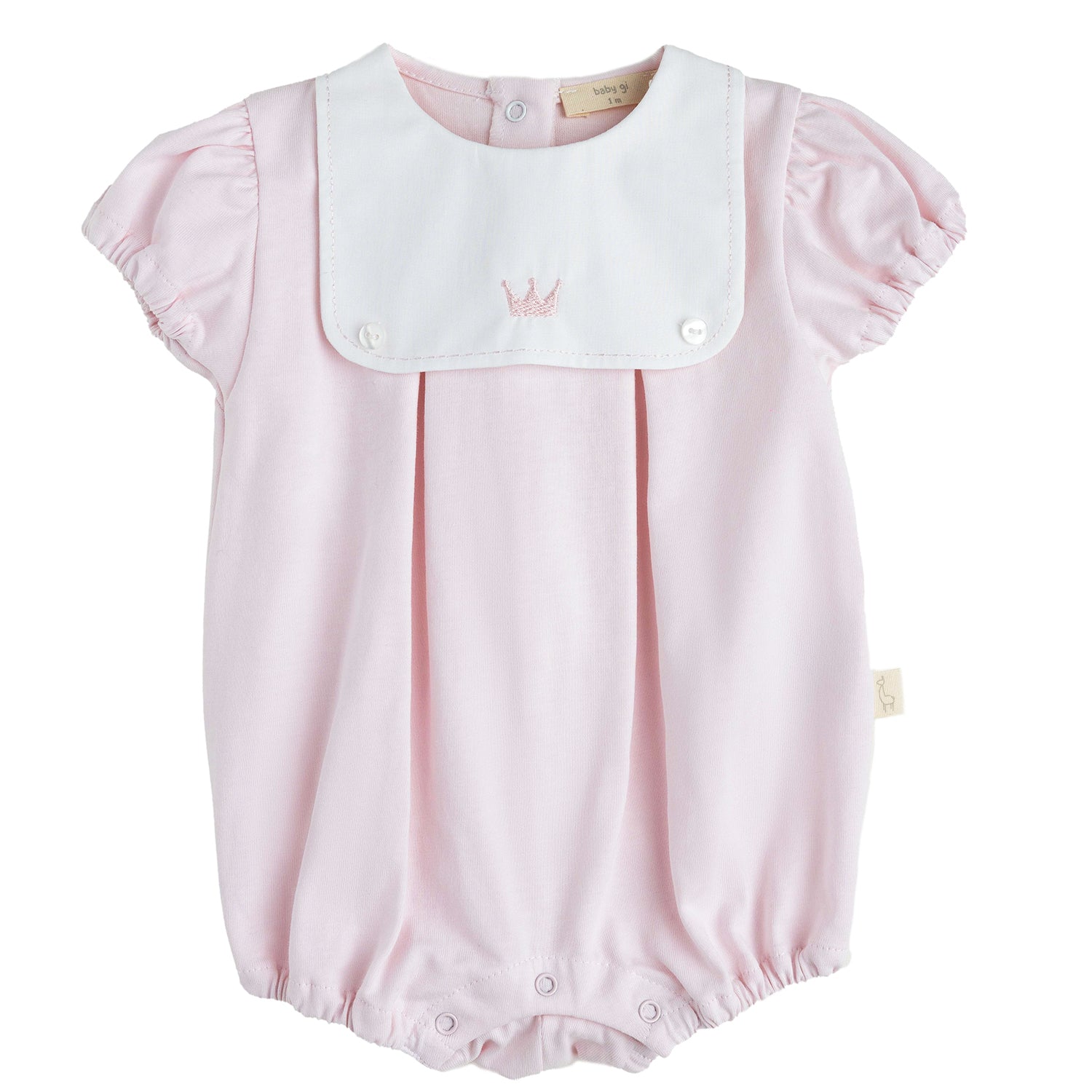 Pink Royal Crown Romper