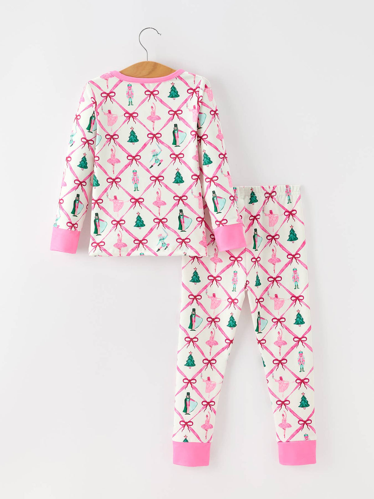 Christmas Bow Ballet Pajama Set
