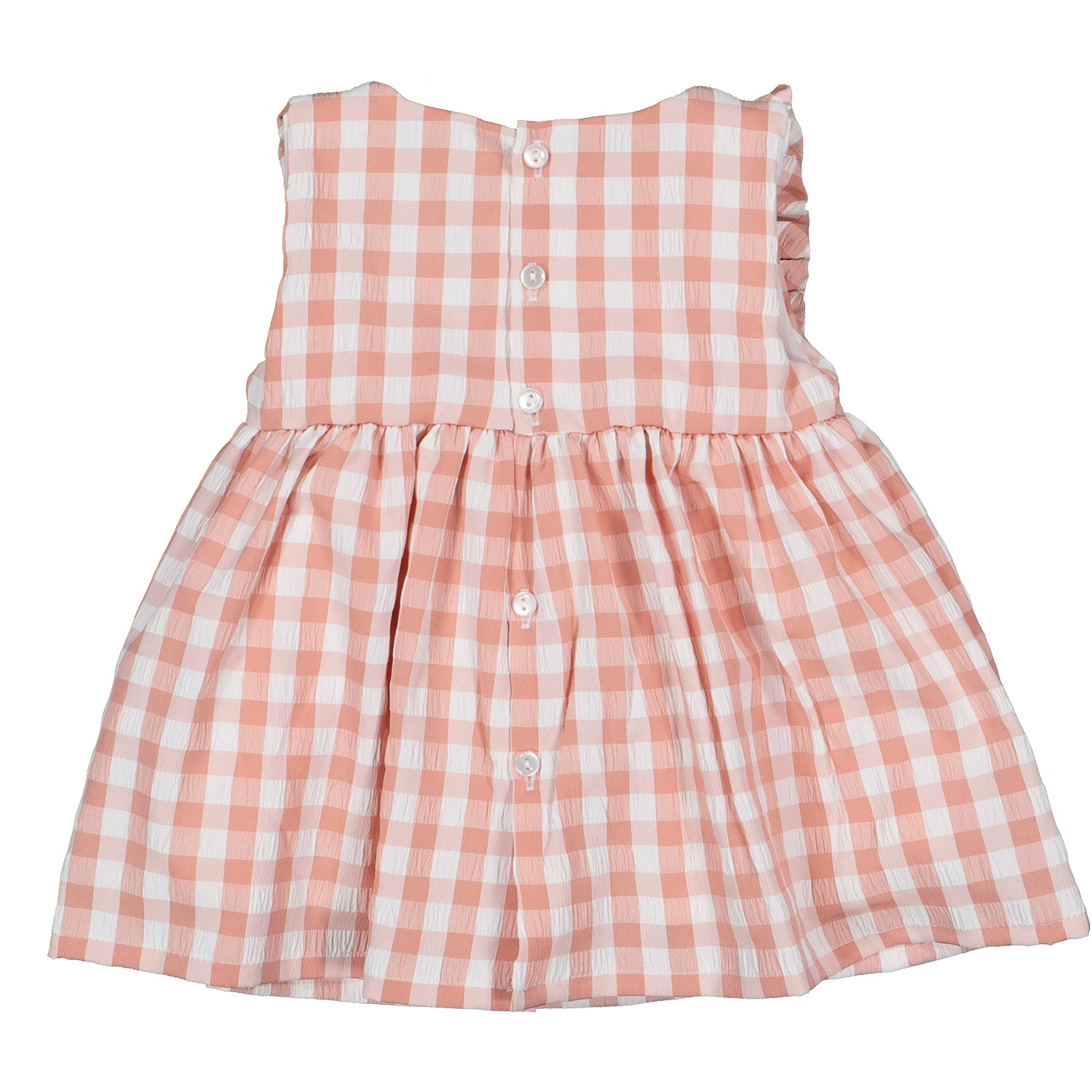 Dusty Pink Check Dress