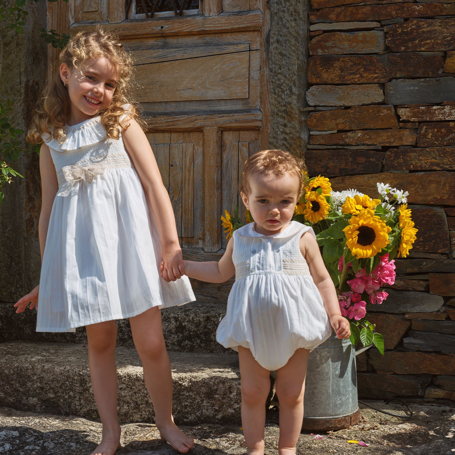 Chantilly Smocked Romper