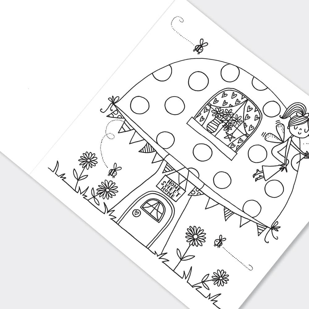 Children's Magical Fairies Colouring Book