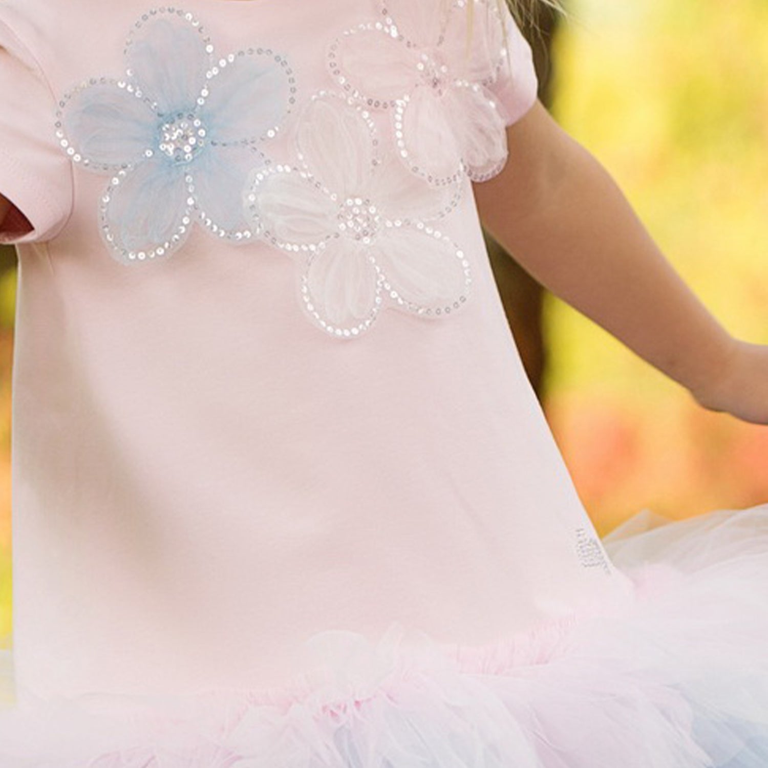 Pink Tulle Skirt Dress