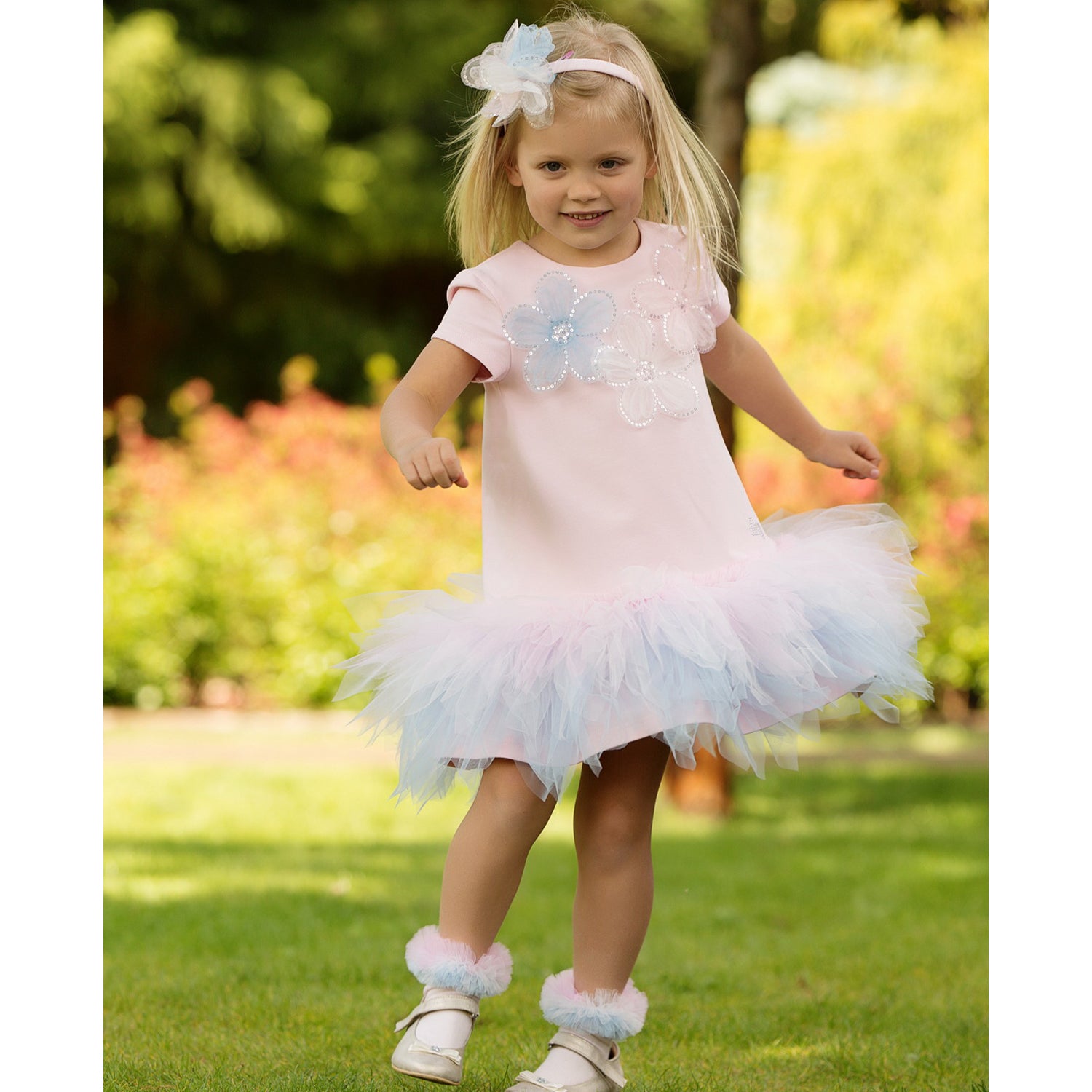 Pink Tulle Skirt Dress