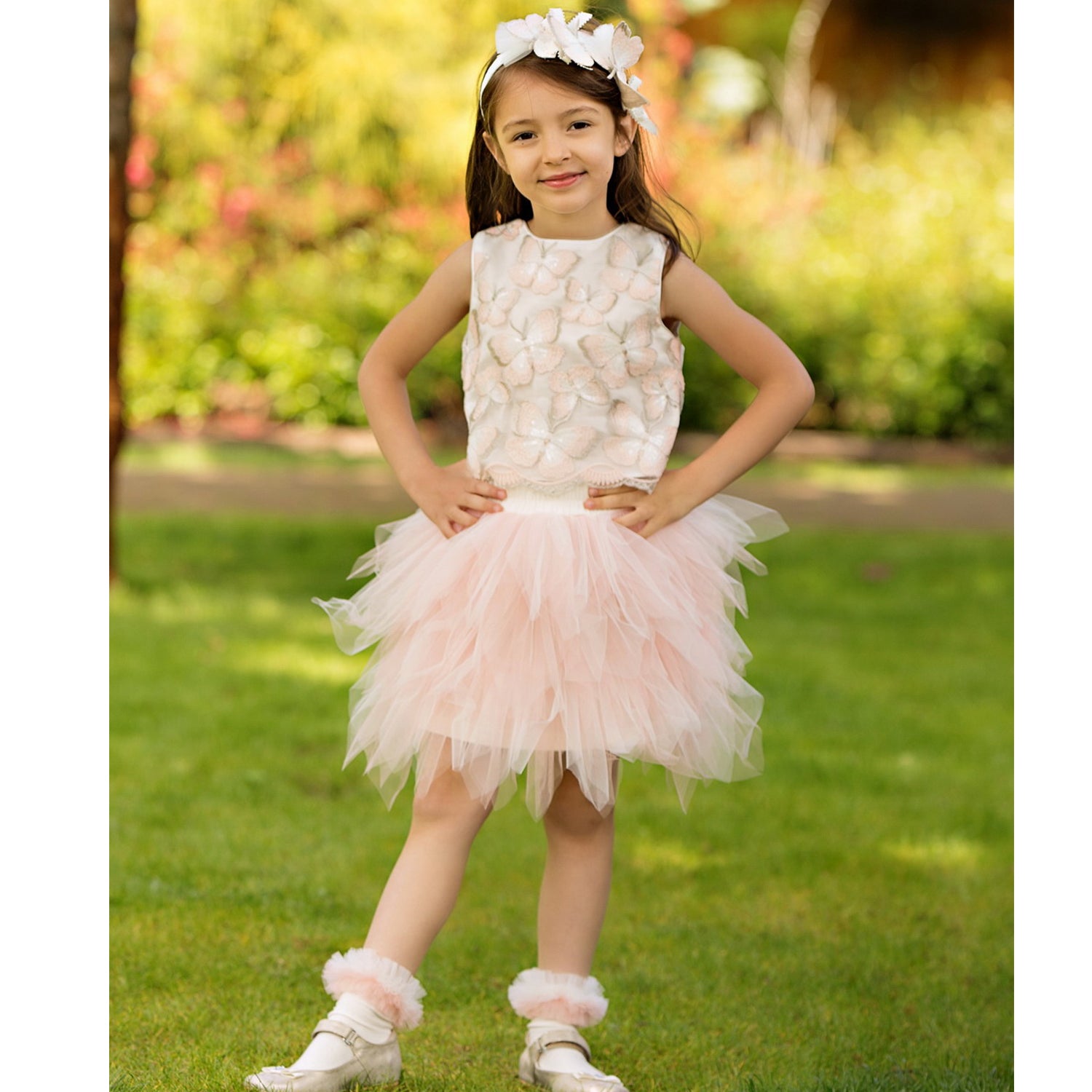 Butterfly Top & Skirt