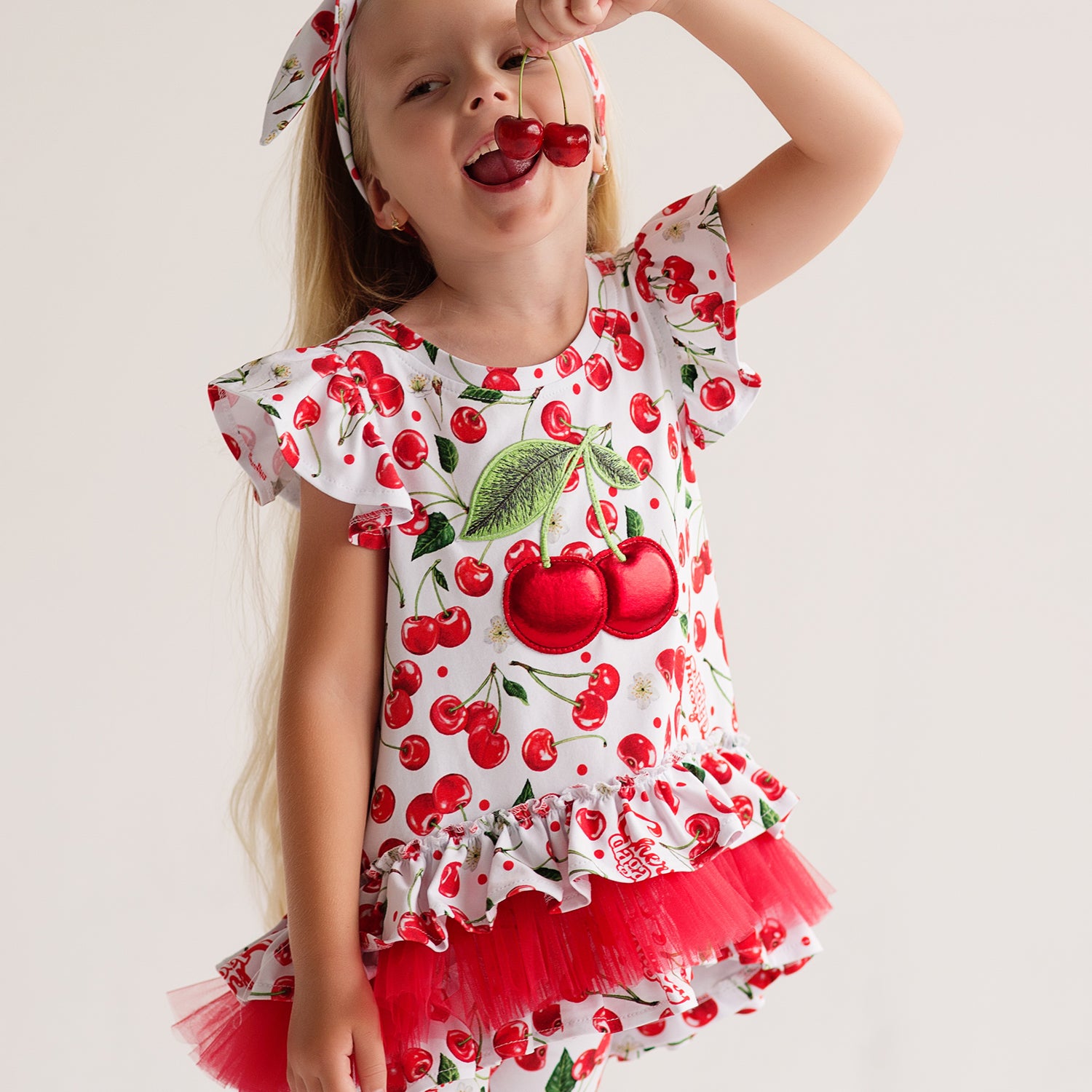 Red Cherry Legging Set