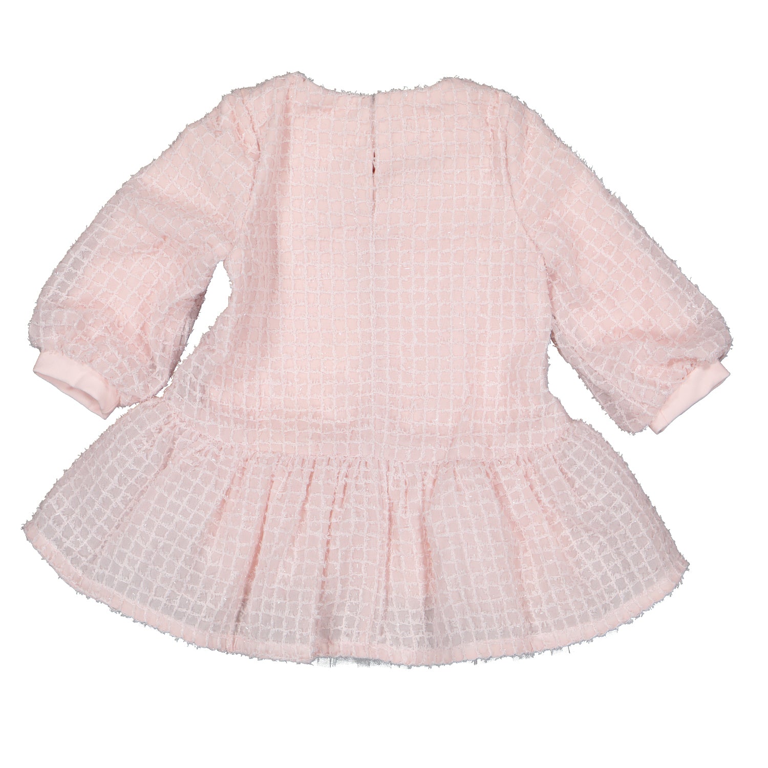 Pink Square Patterned Dress