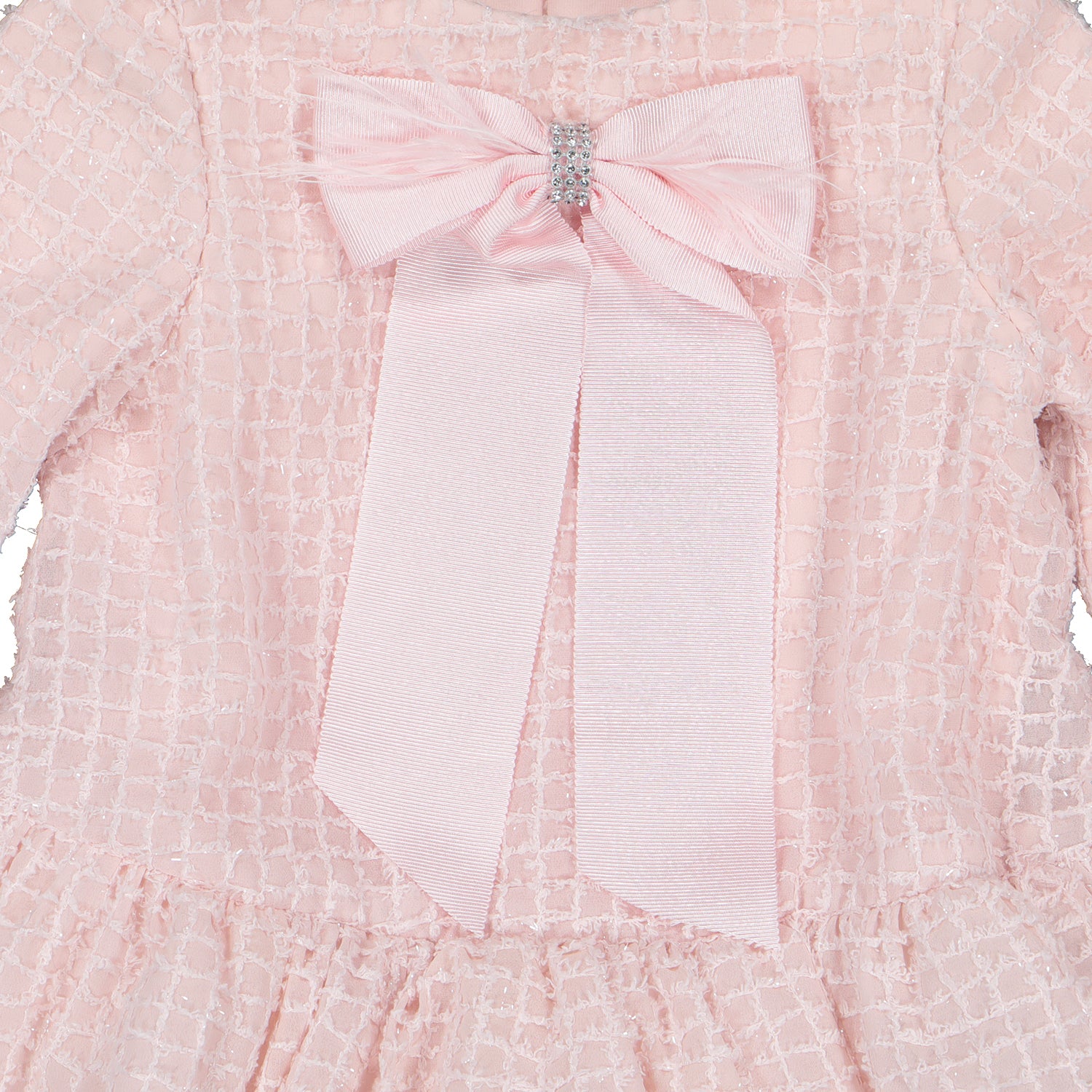Pink Square Patterned Dress