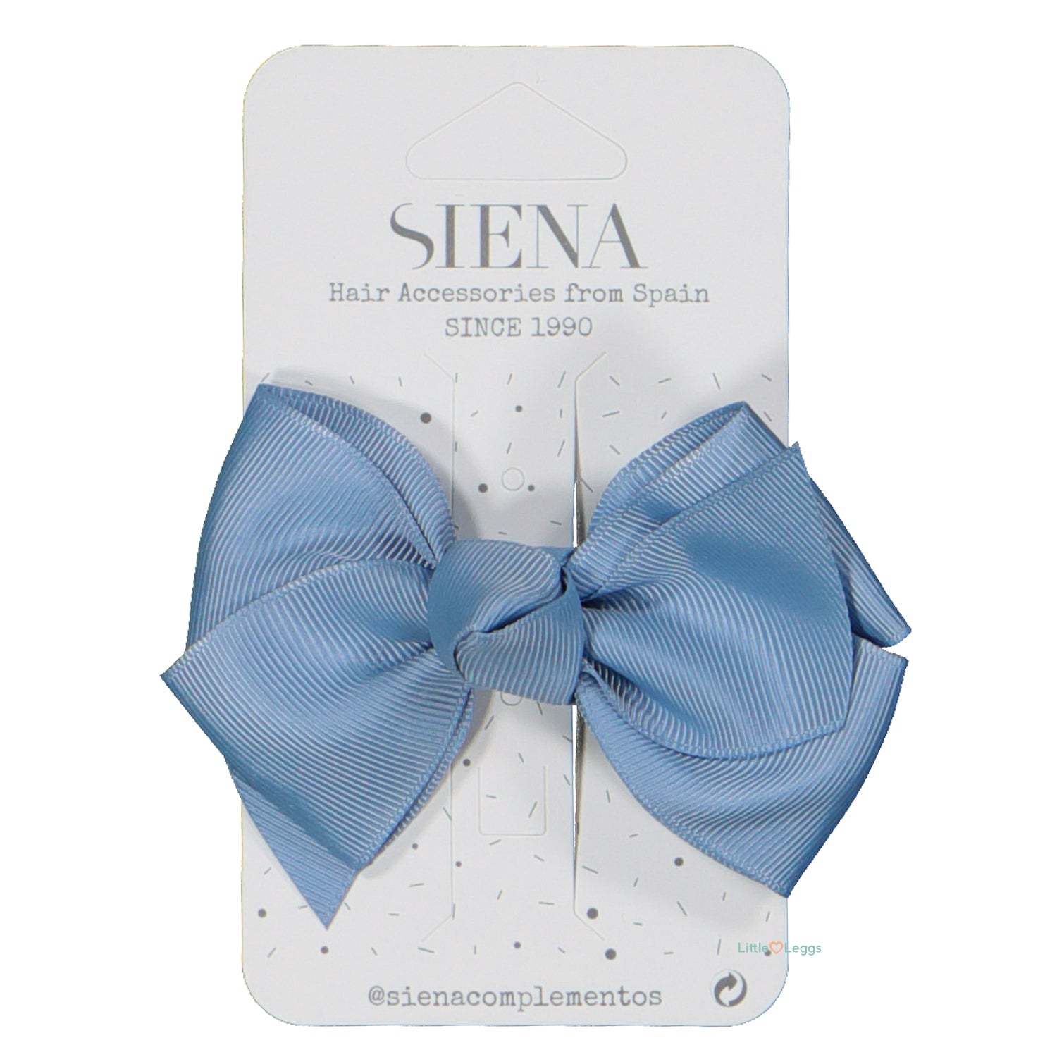 Duck Egg Blue Knot Hair Clip -10cm