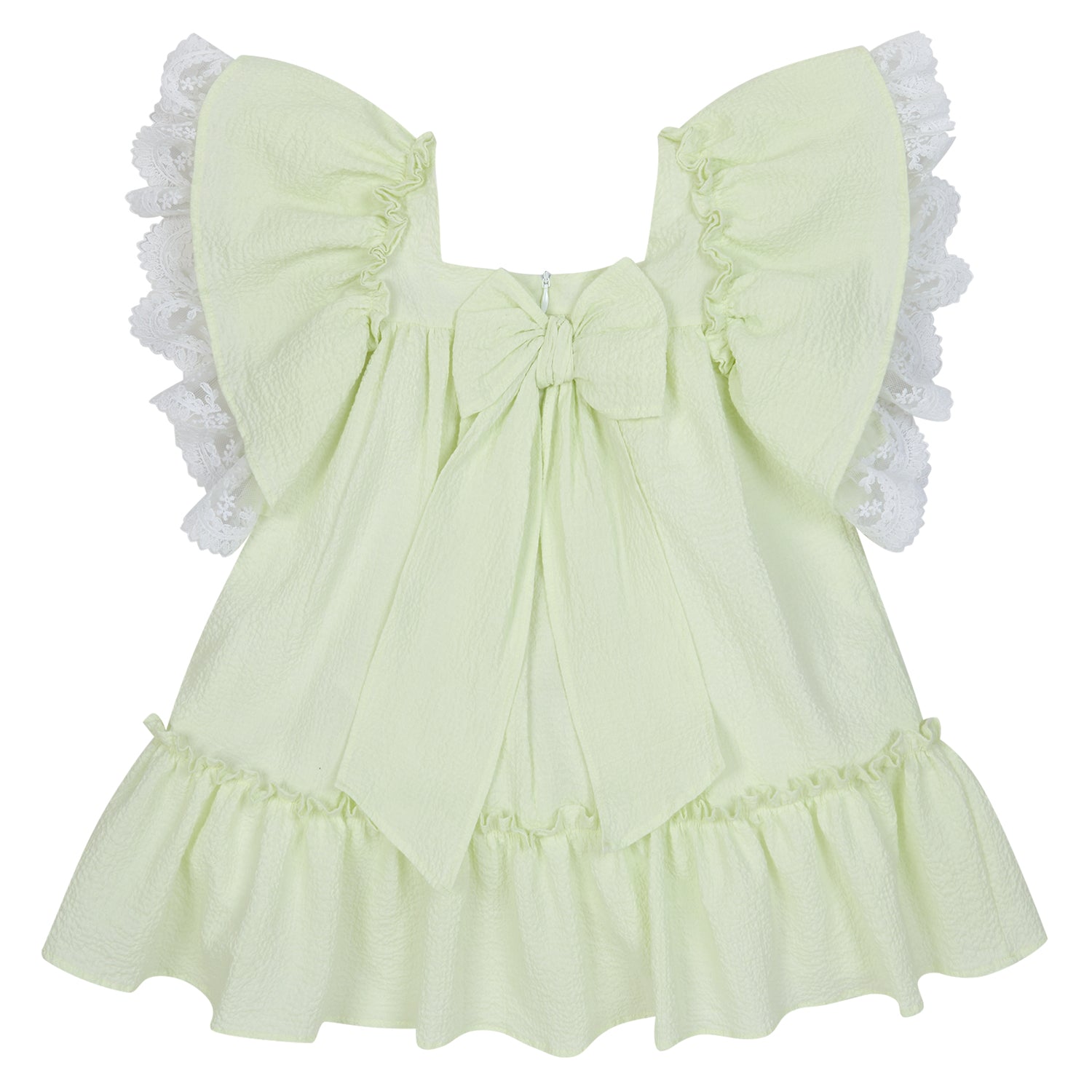 Lime Crepe Dress