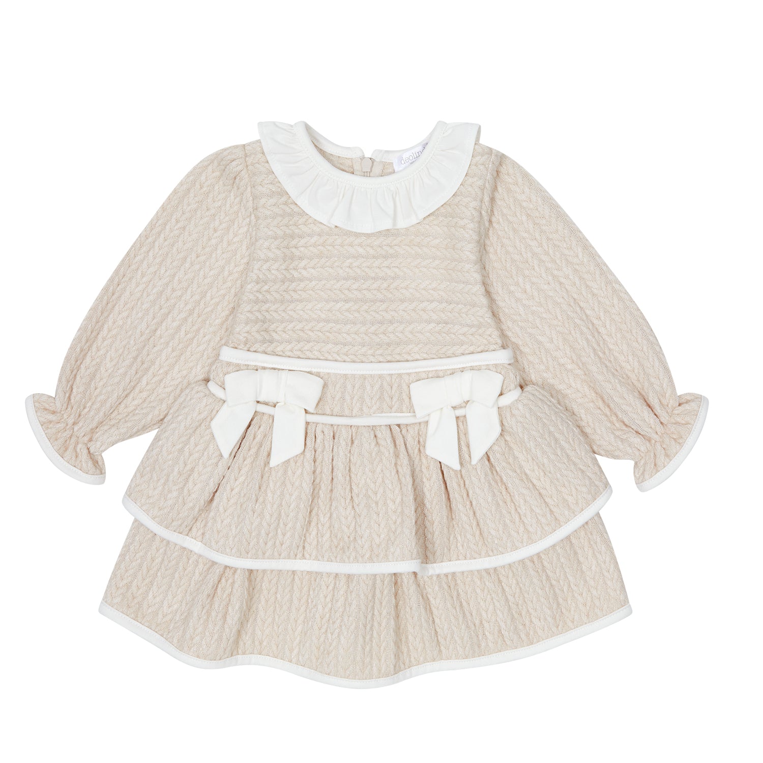 Beige Cable Dress