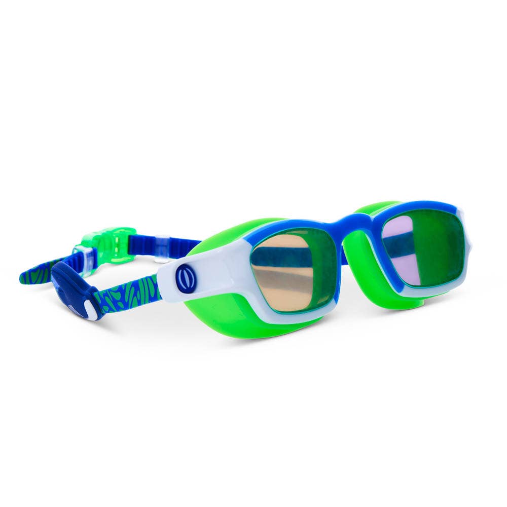 Shortfin Kids' Swim Goggle Blue & Green