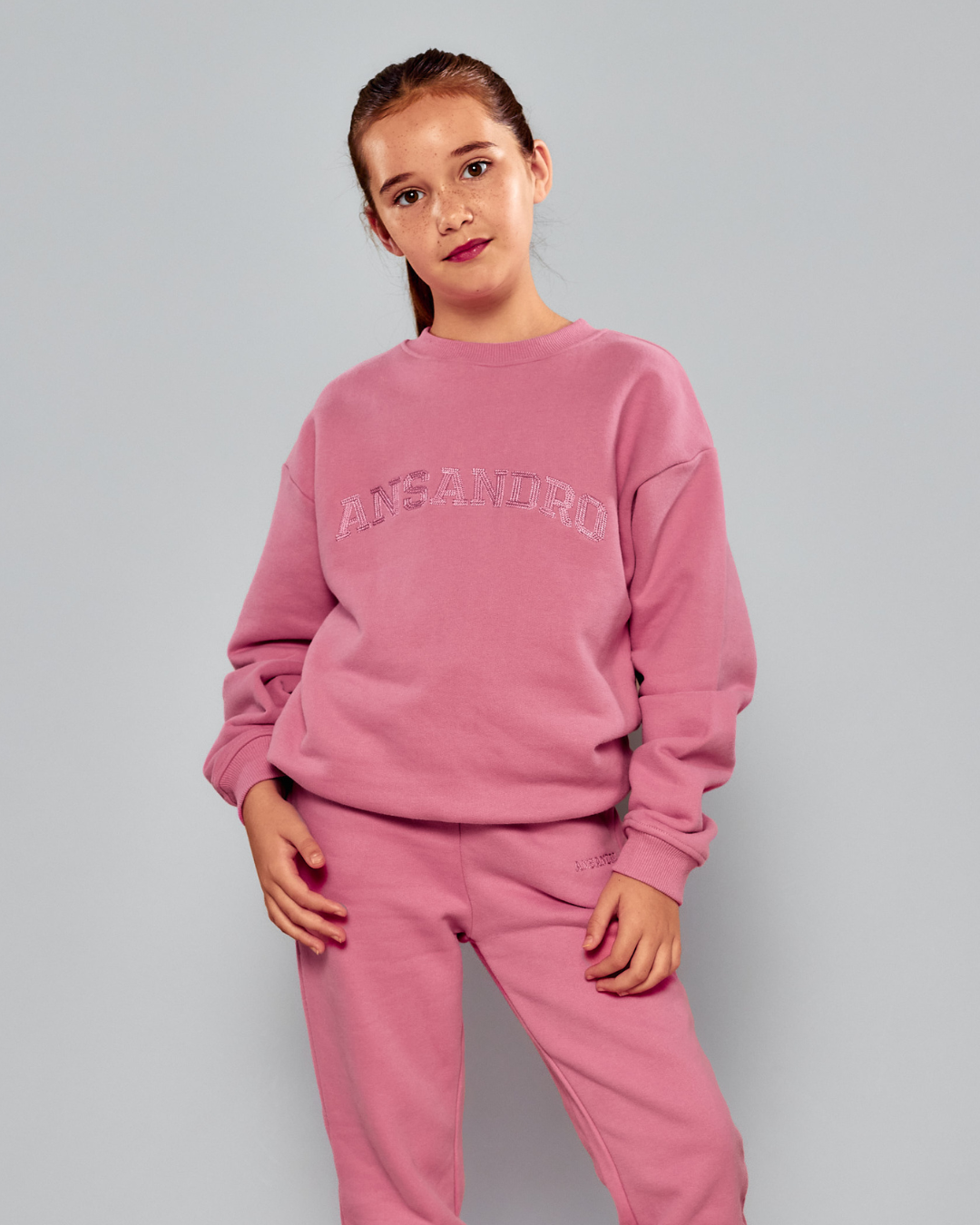 Dusty Rose Oversized Sweatshirt