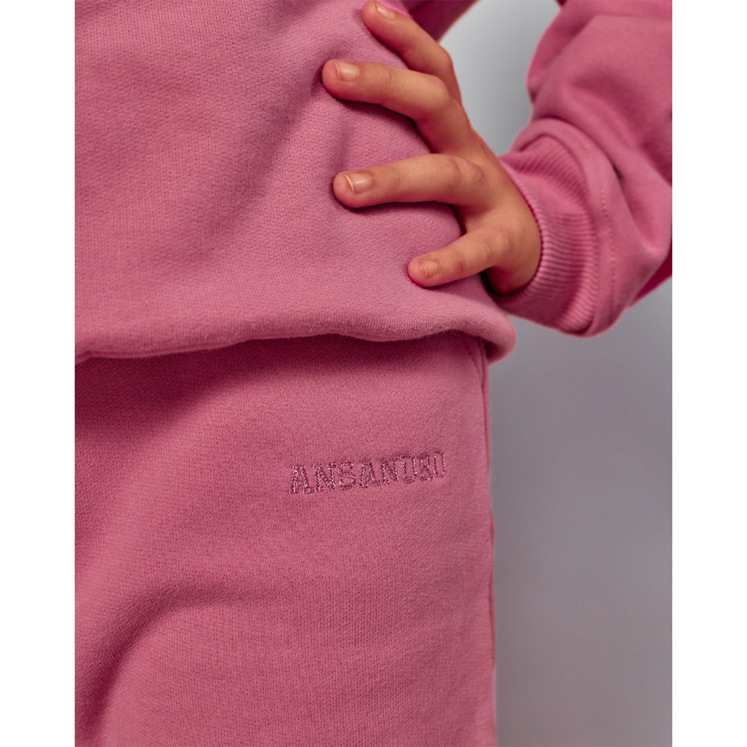 Dusty Rose Cotton Tracksuit