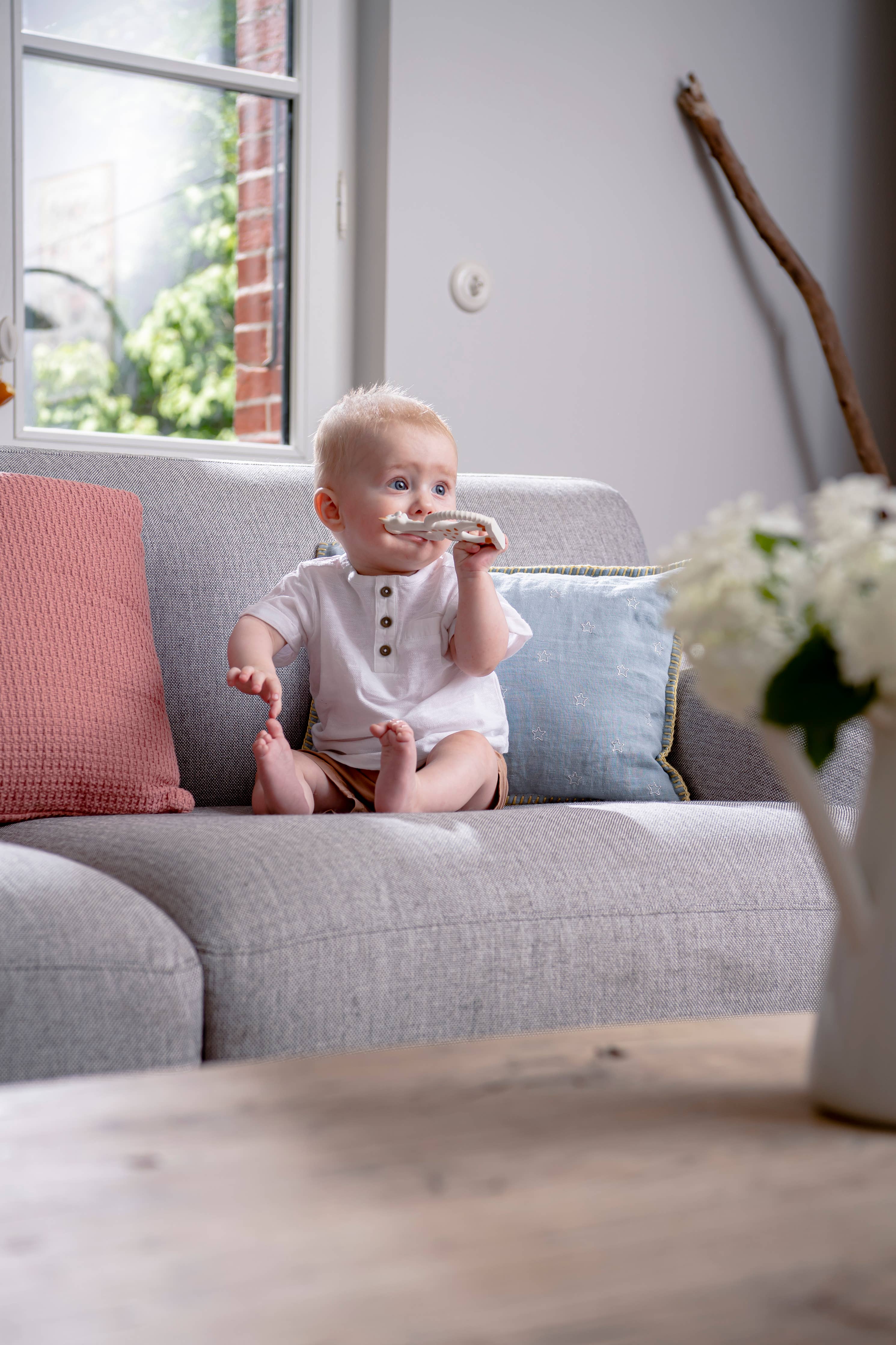 Sophie La Girafe Teething Ring - Natural Rubber