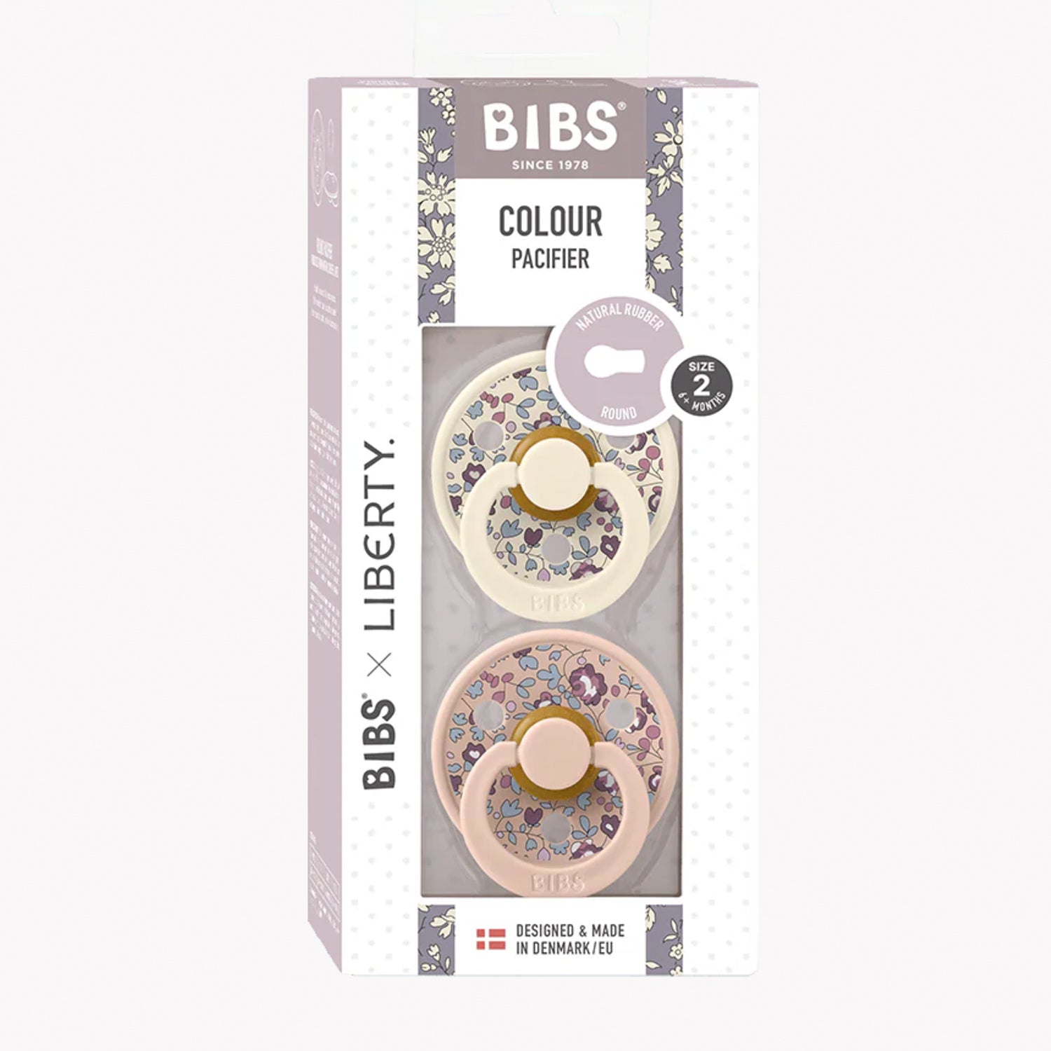 Bibs Twin Dummy Pack - Elouise Blush Mix