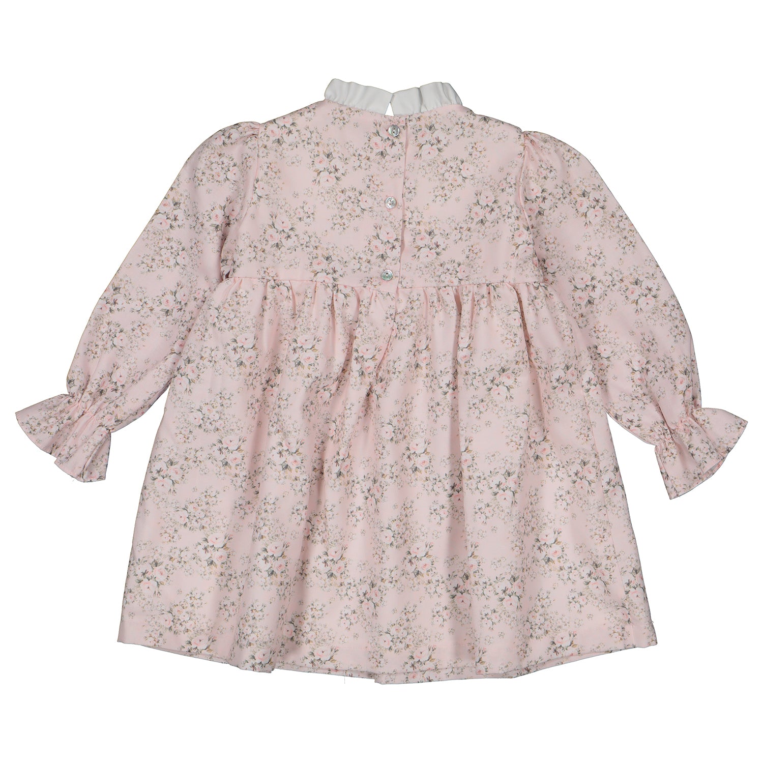 Pink Floral Print Dress