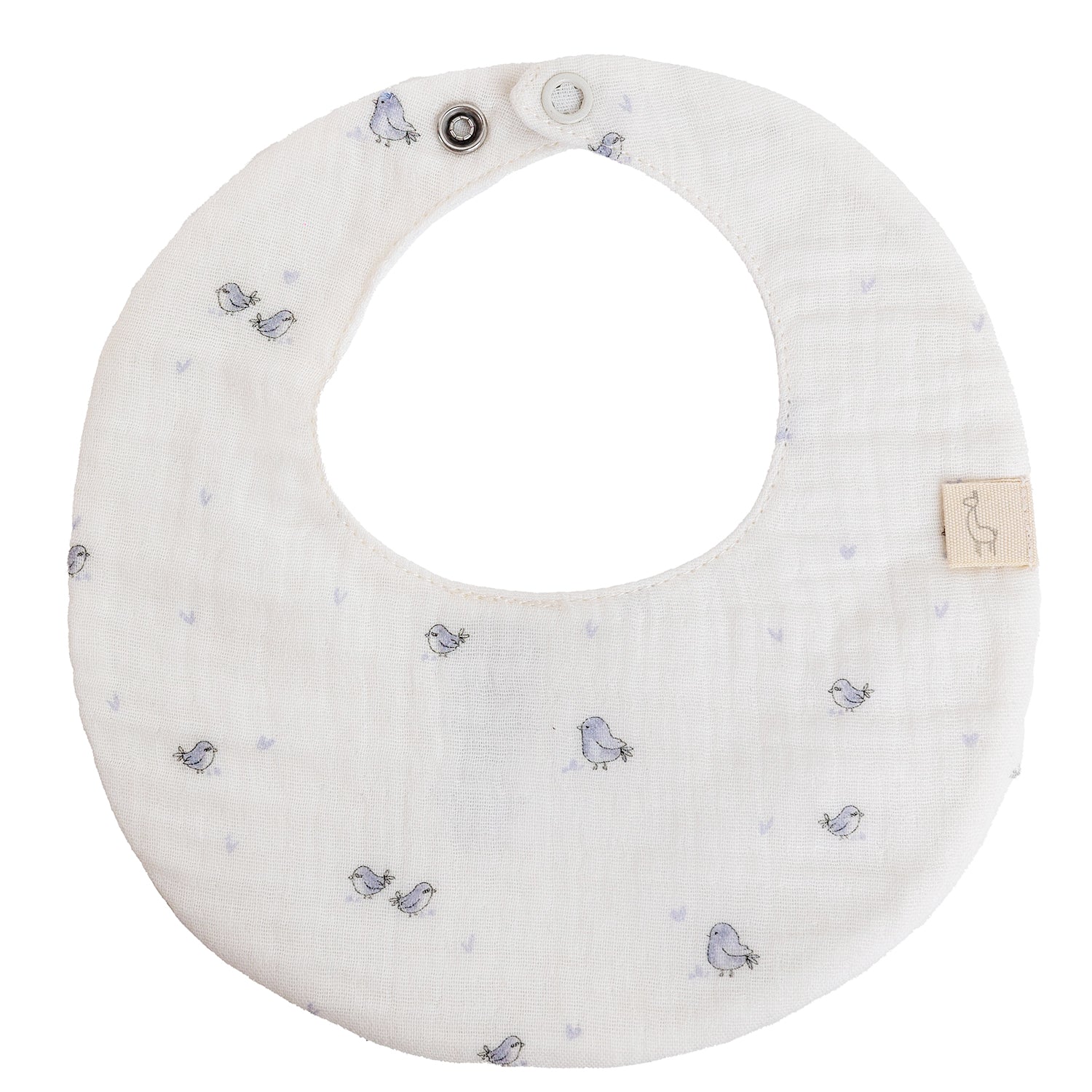Blue Birdie Bib
