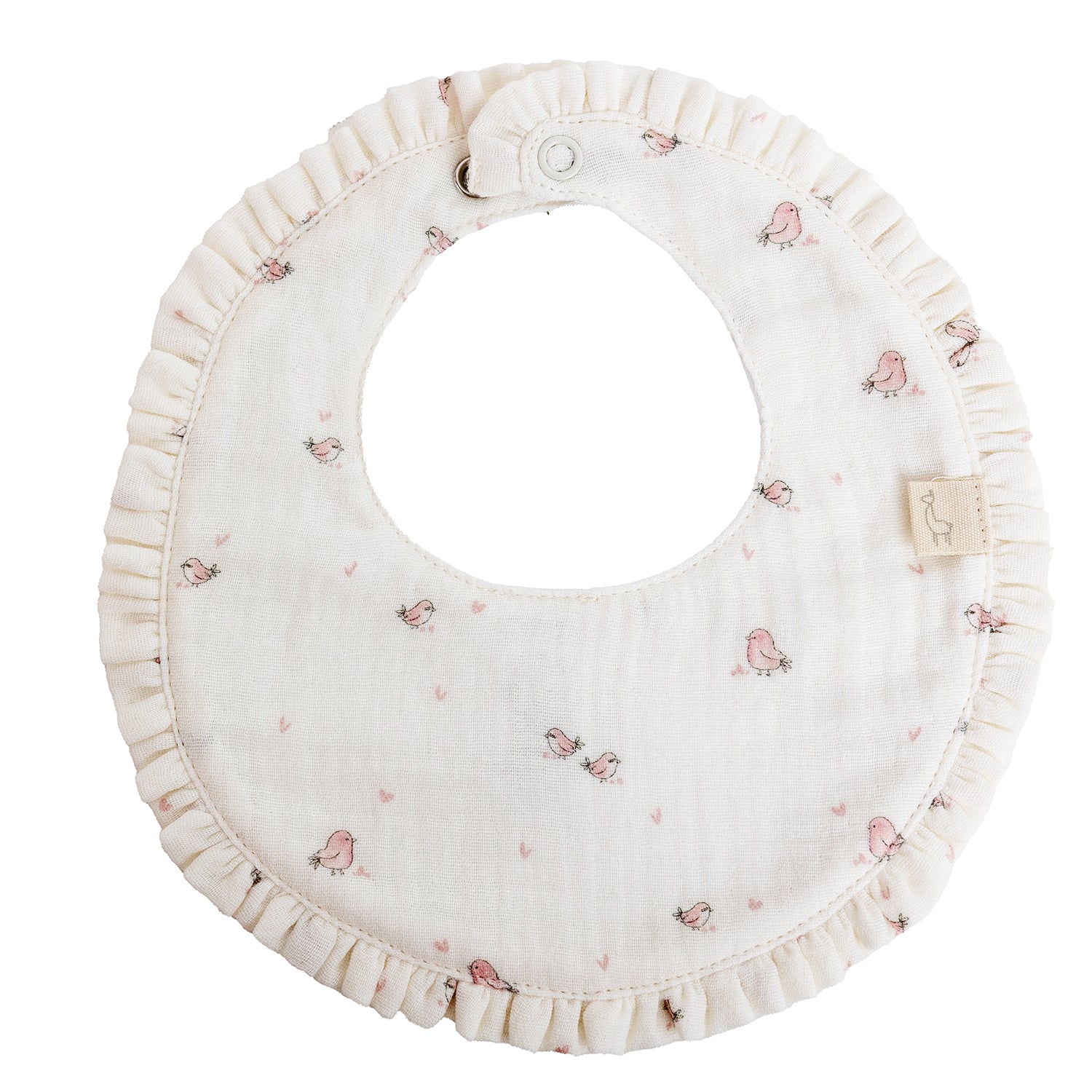 Pink Birdie Bib