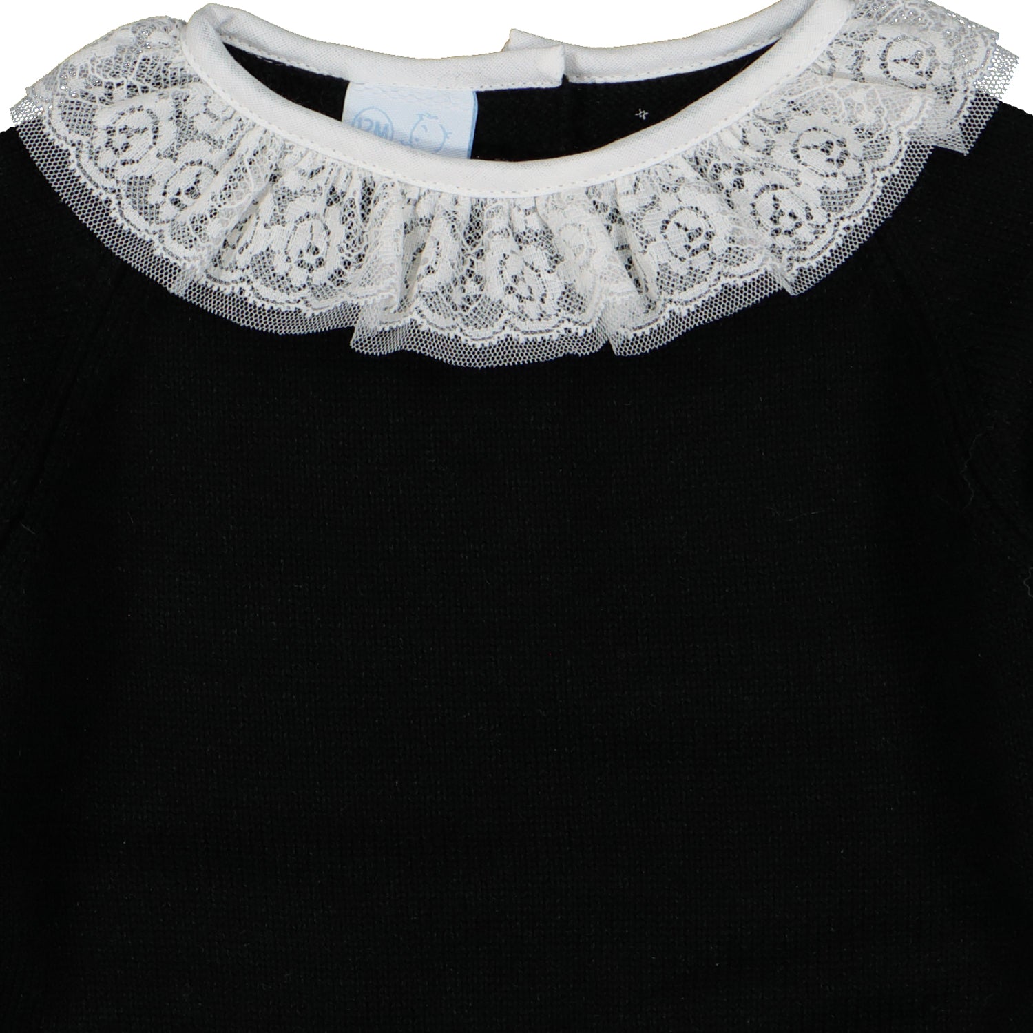 Black & Ivory Tulle Knitted Outfit