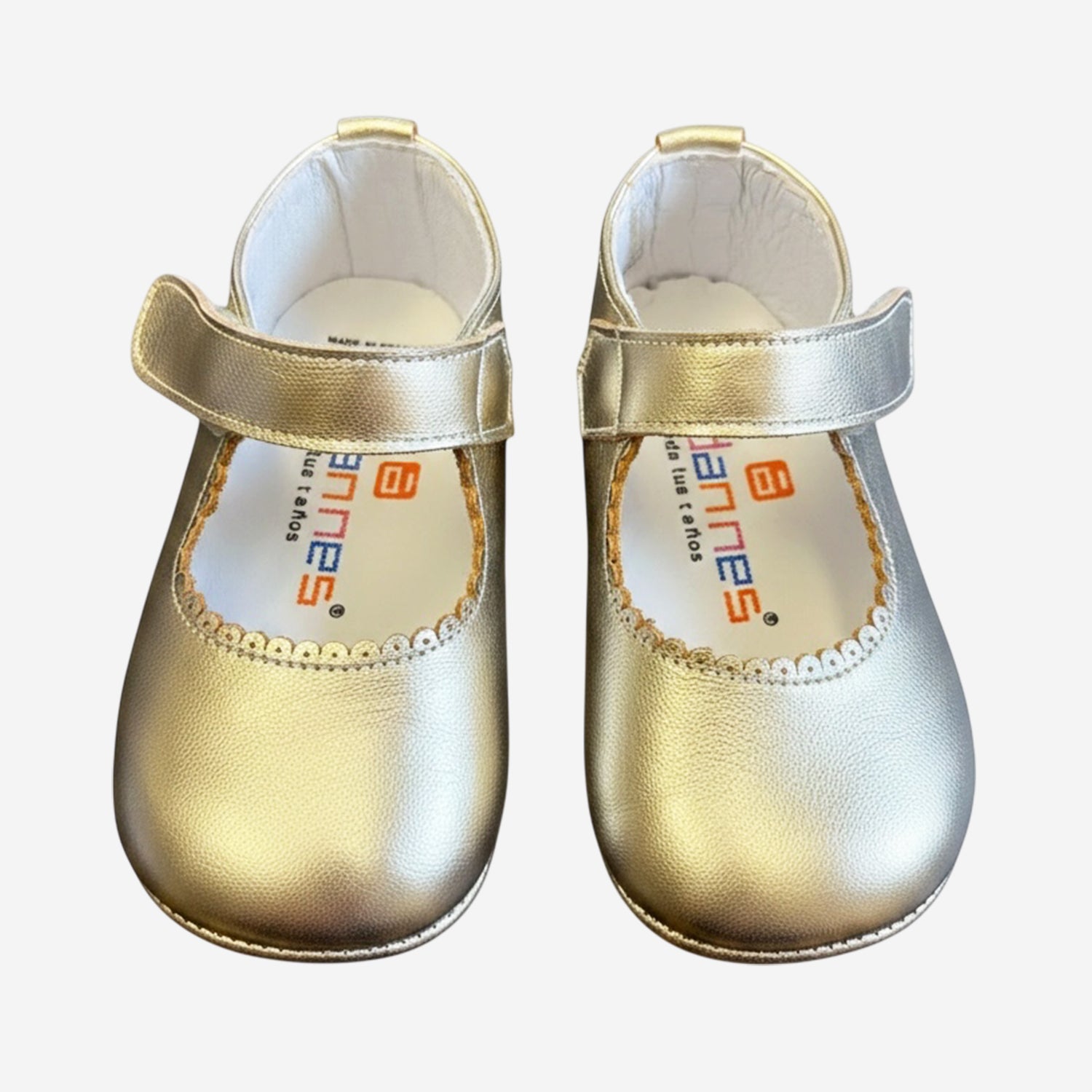 Gold Leather Mary Jane Pre-Walker