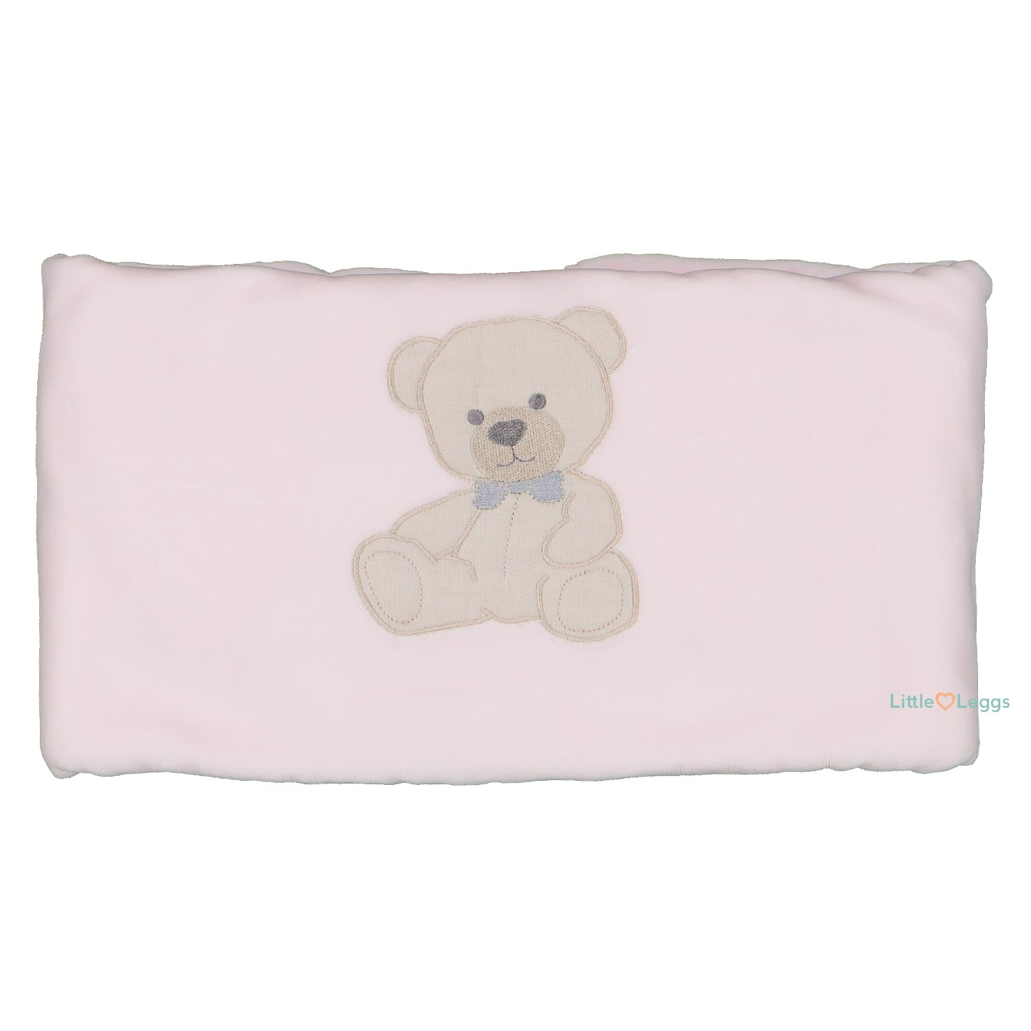 Pink Velour Teddy Blanket