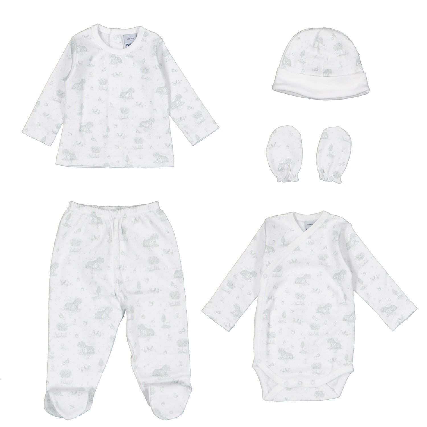 Green Country Cottage Newborn Set