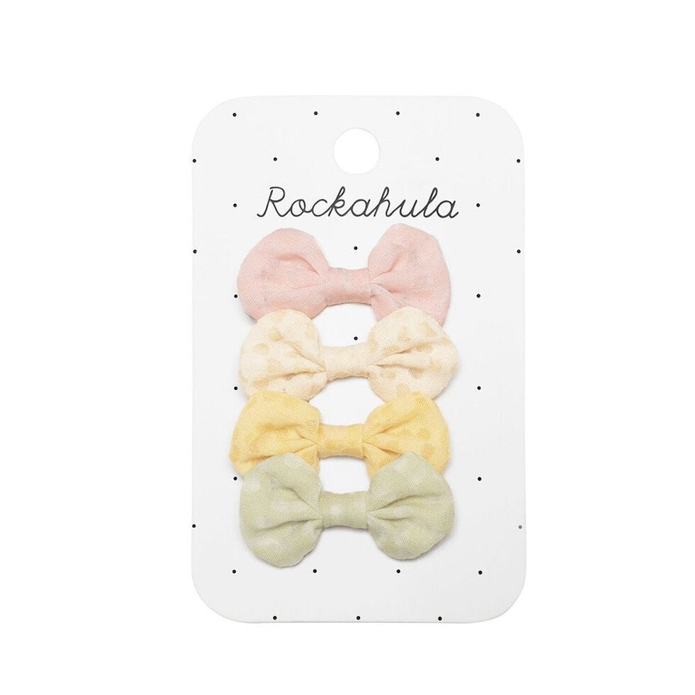 Little Daisy Pastel Bow Clips