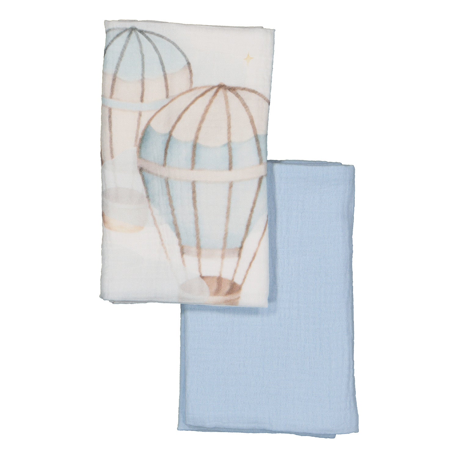 Hot Air Balloons Muslins - 2 Pack