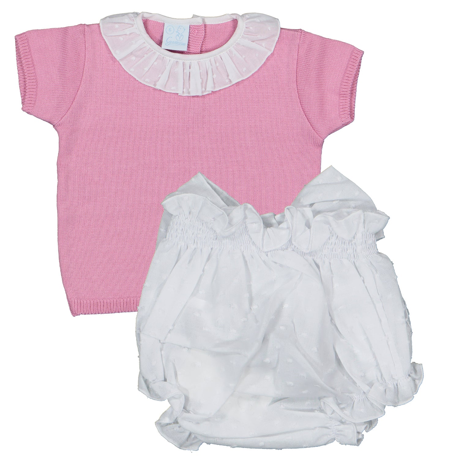 Hot Pink Plumeti Bloomer Set