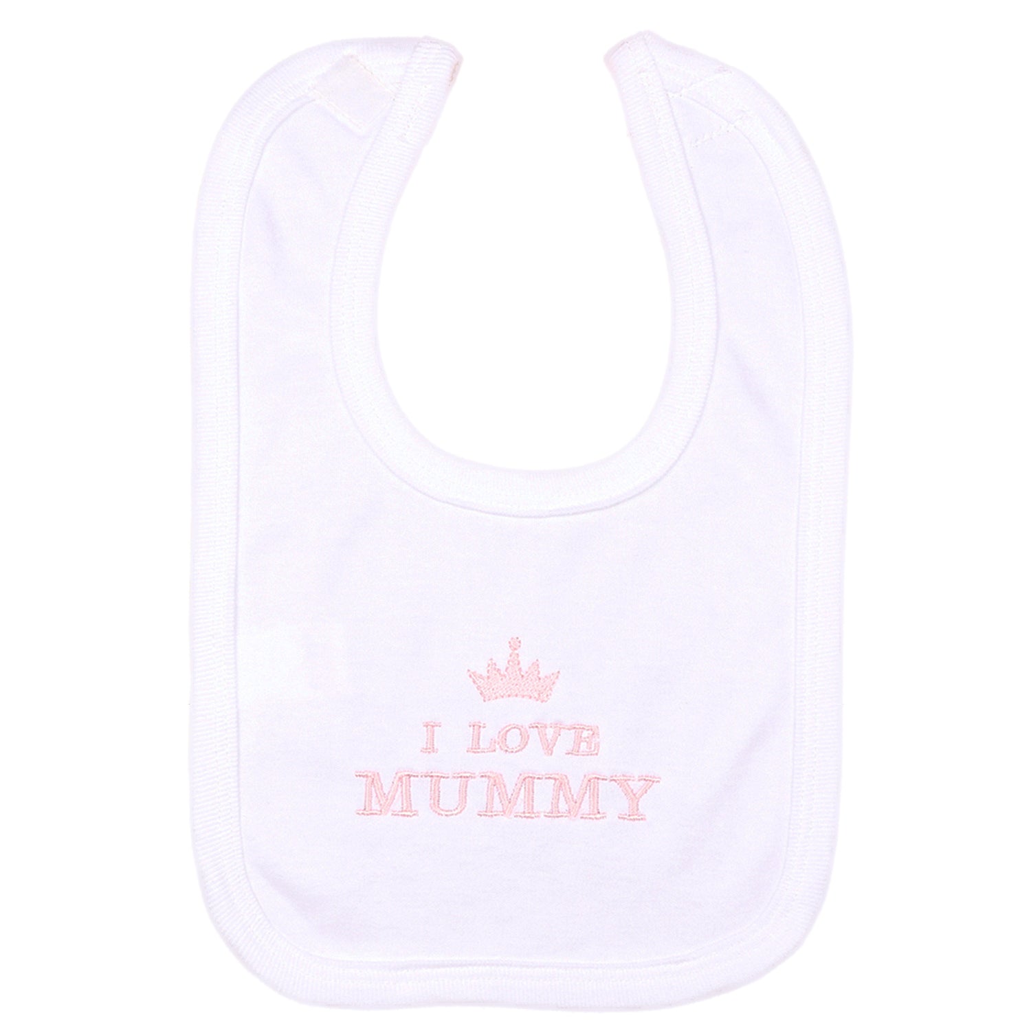 Pink I Love Mummy  Bib