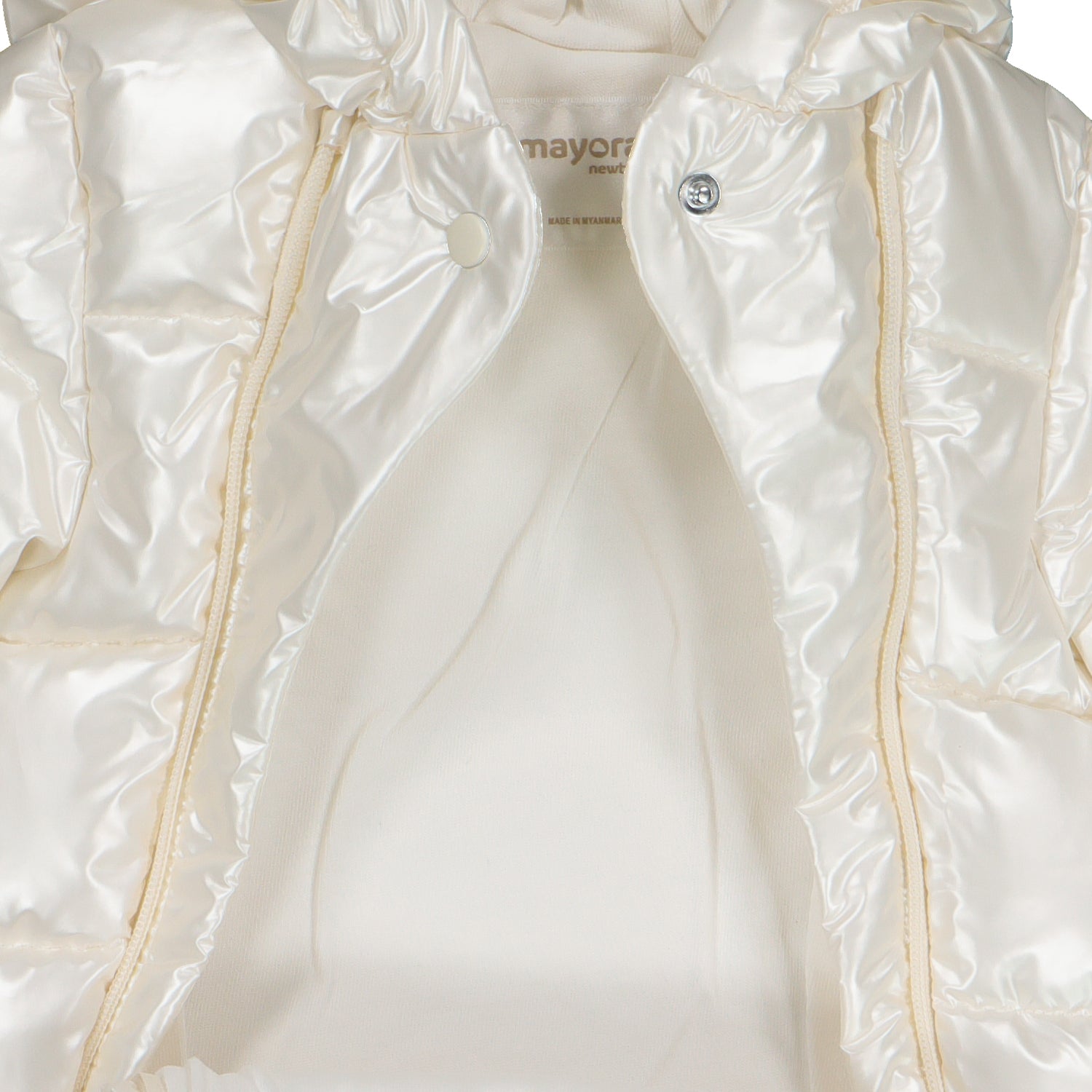 Pearl Ivory Padded Snowsuit