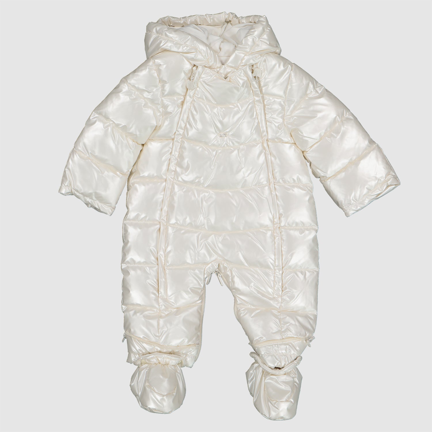 Pearl Ivory Padded Snowsuit