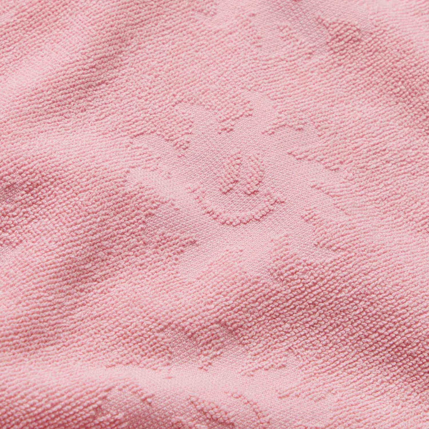 Kids Sunny Towelling Hooded poncho - Pink